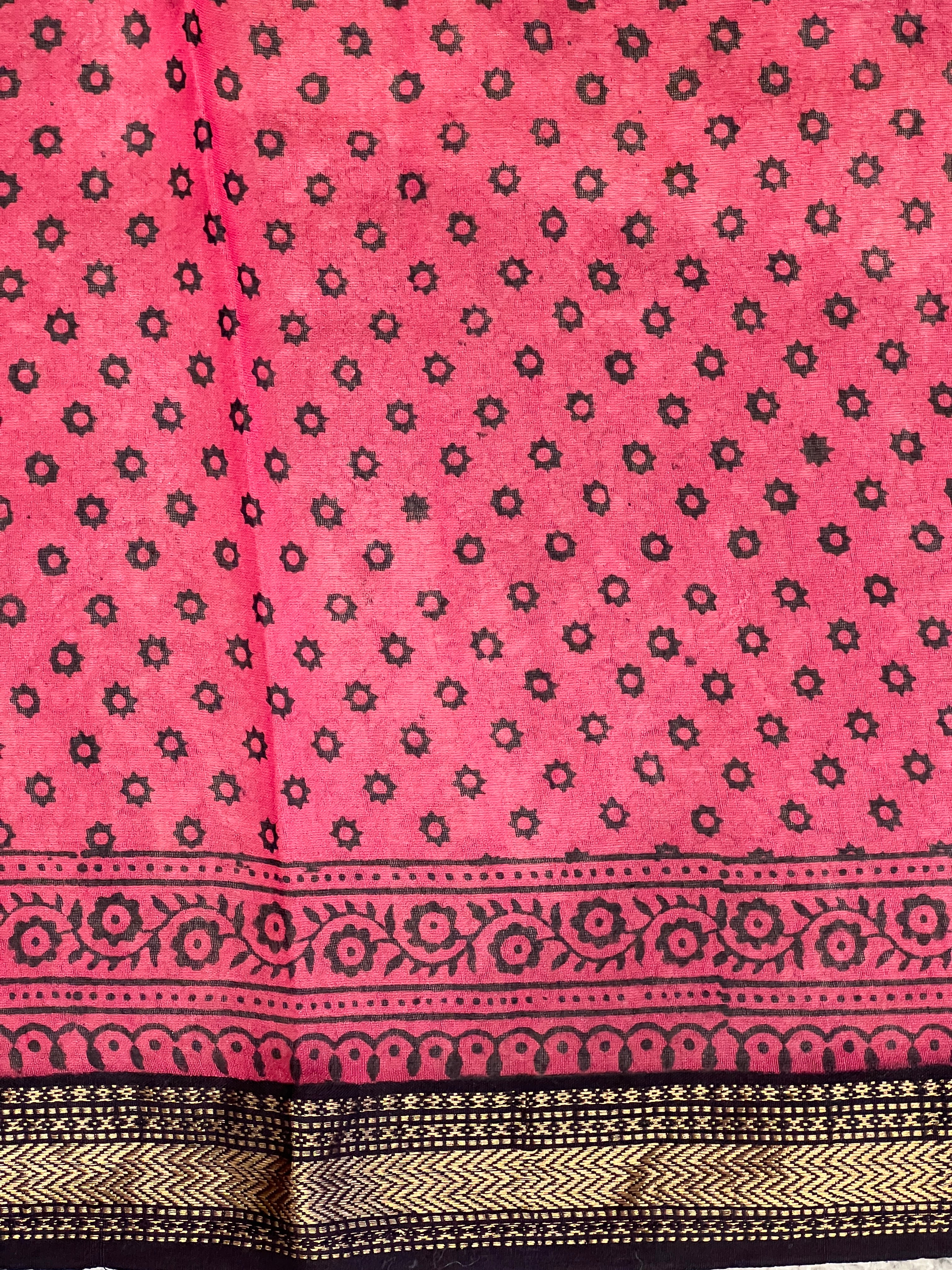 Mangalgiri Border Detailed Chanderi Saree | SVF208