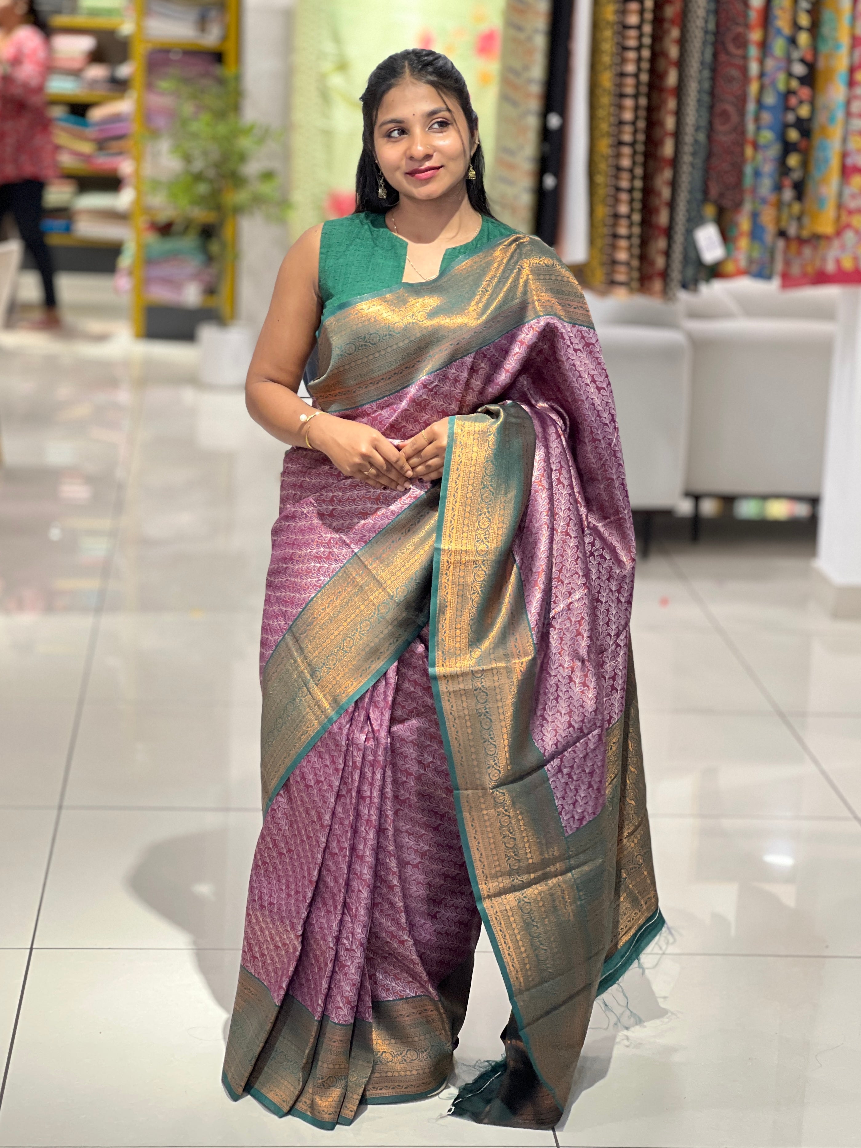 Zari Woven Semi Silk Saree | RMP151