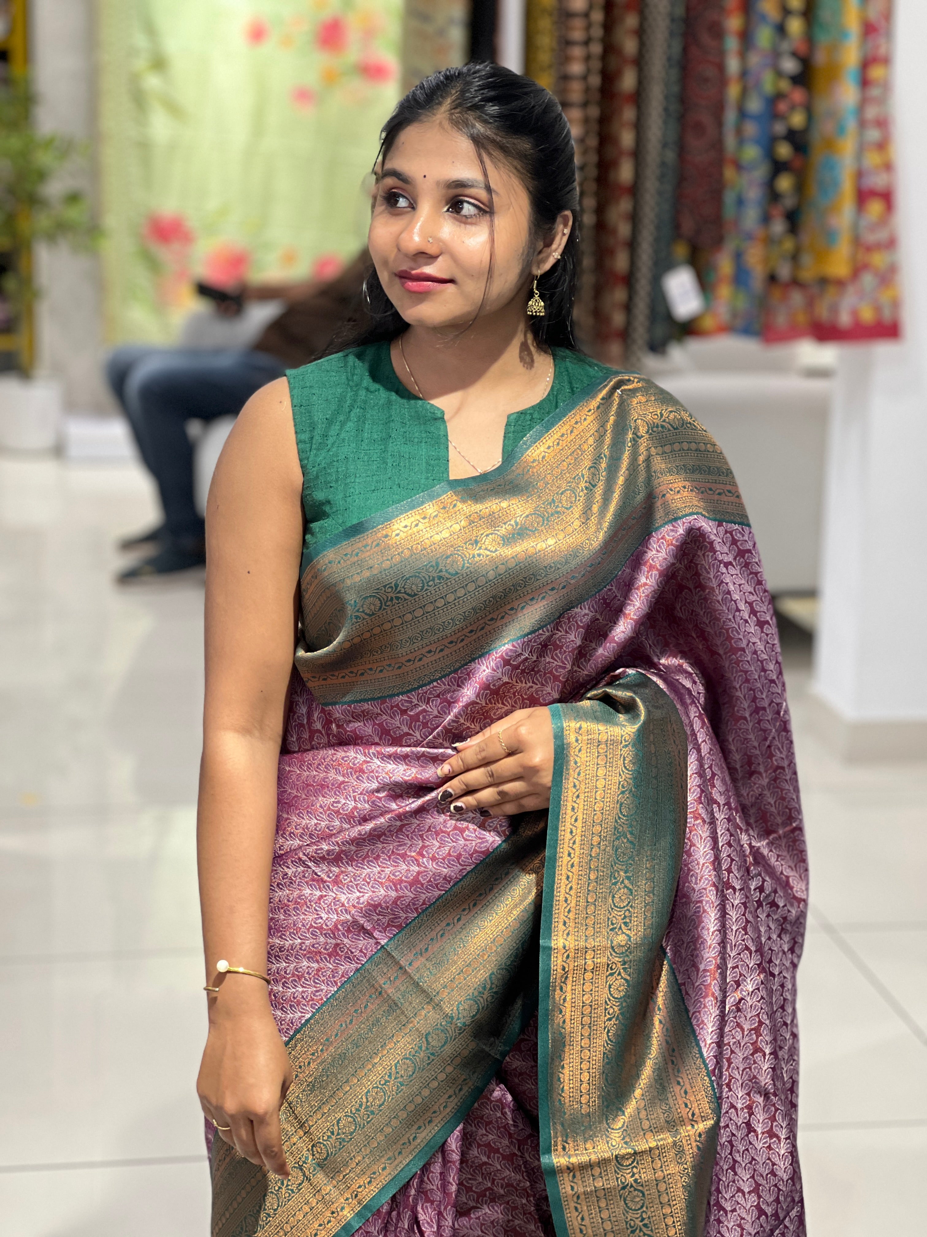 Zari Woven Semi Silk Saree | RMP151