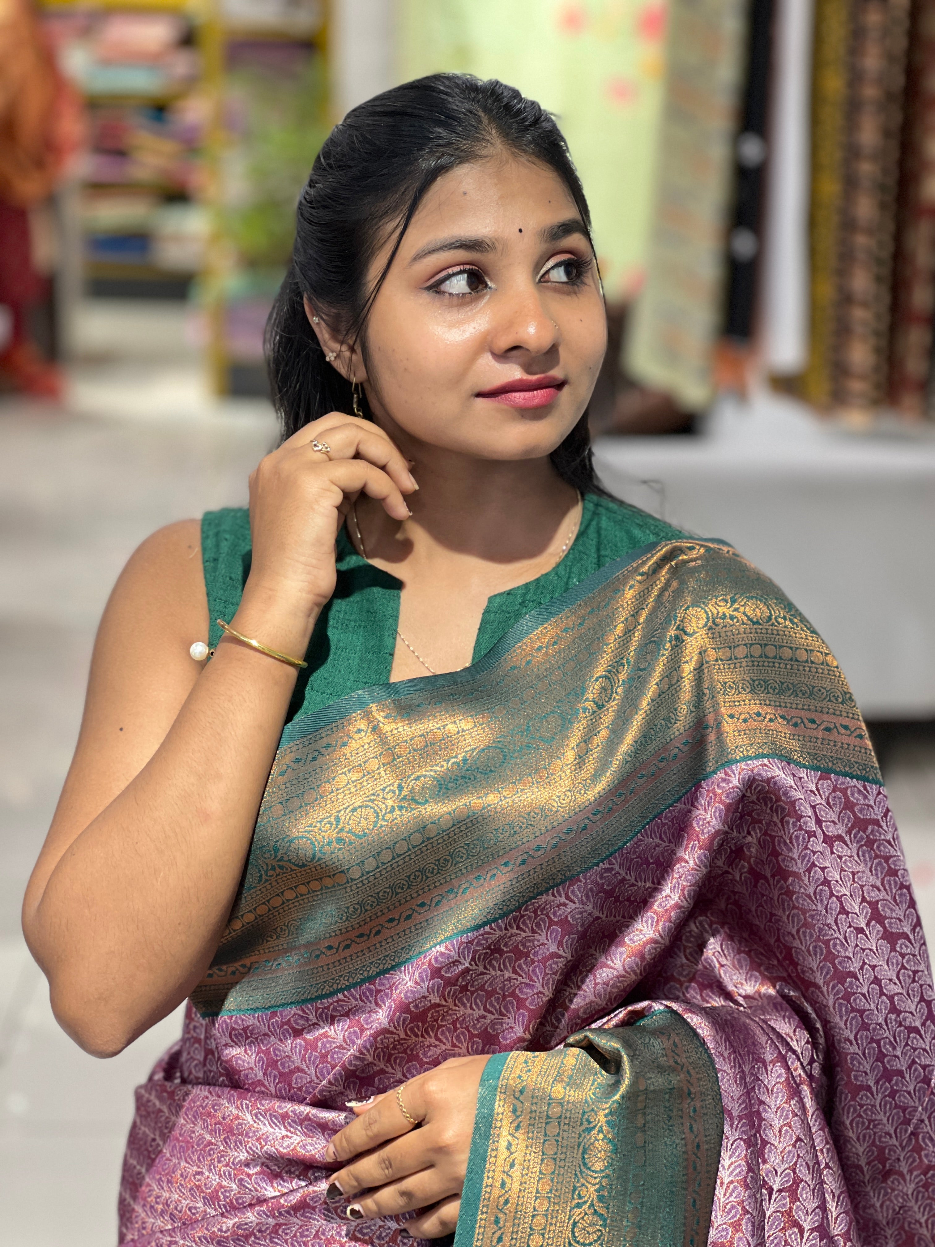 Zari Woven Semi Silk Saree | RMP151