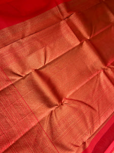 Hand Woven Solid Kanchipuram Saree | OM192