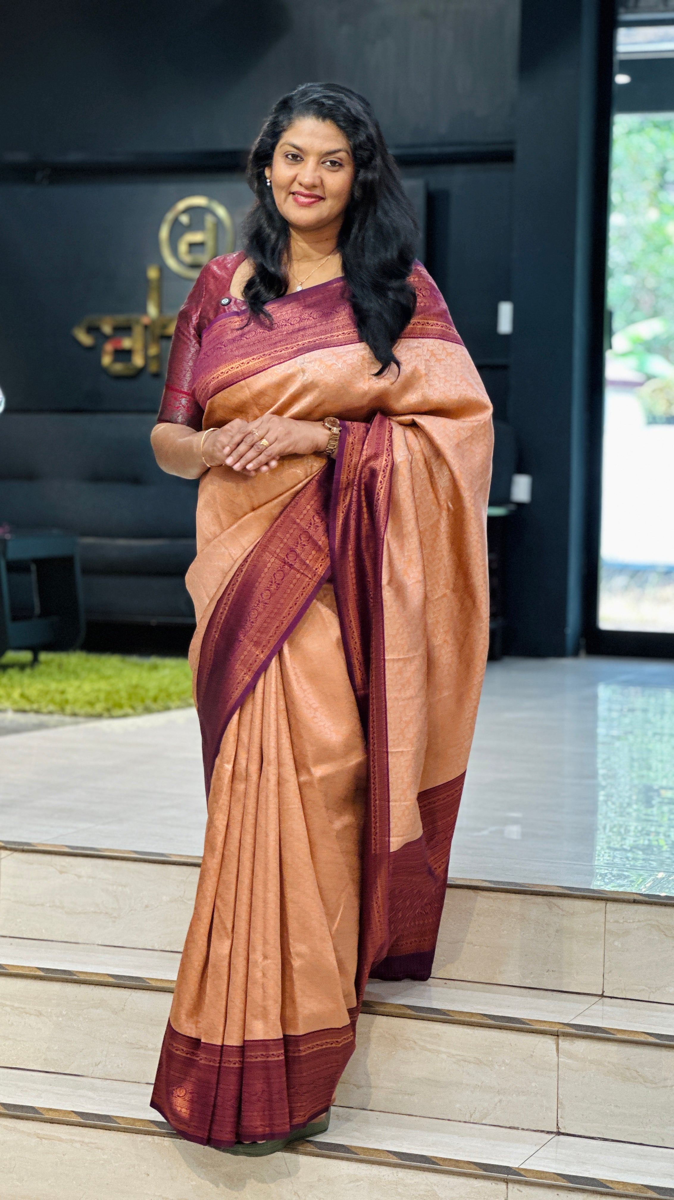 Zari Woven Brocade Patterned Semi Silk Saree | RMP150