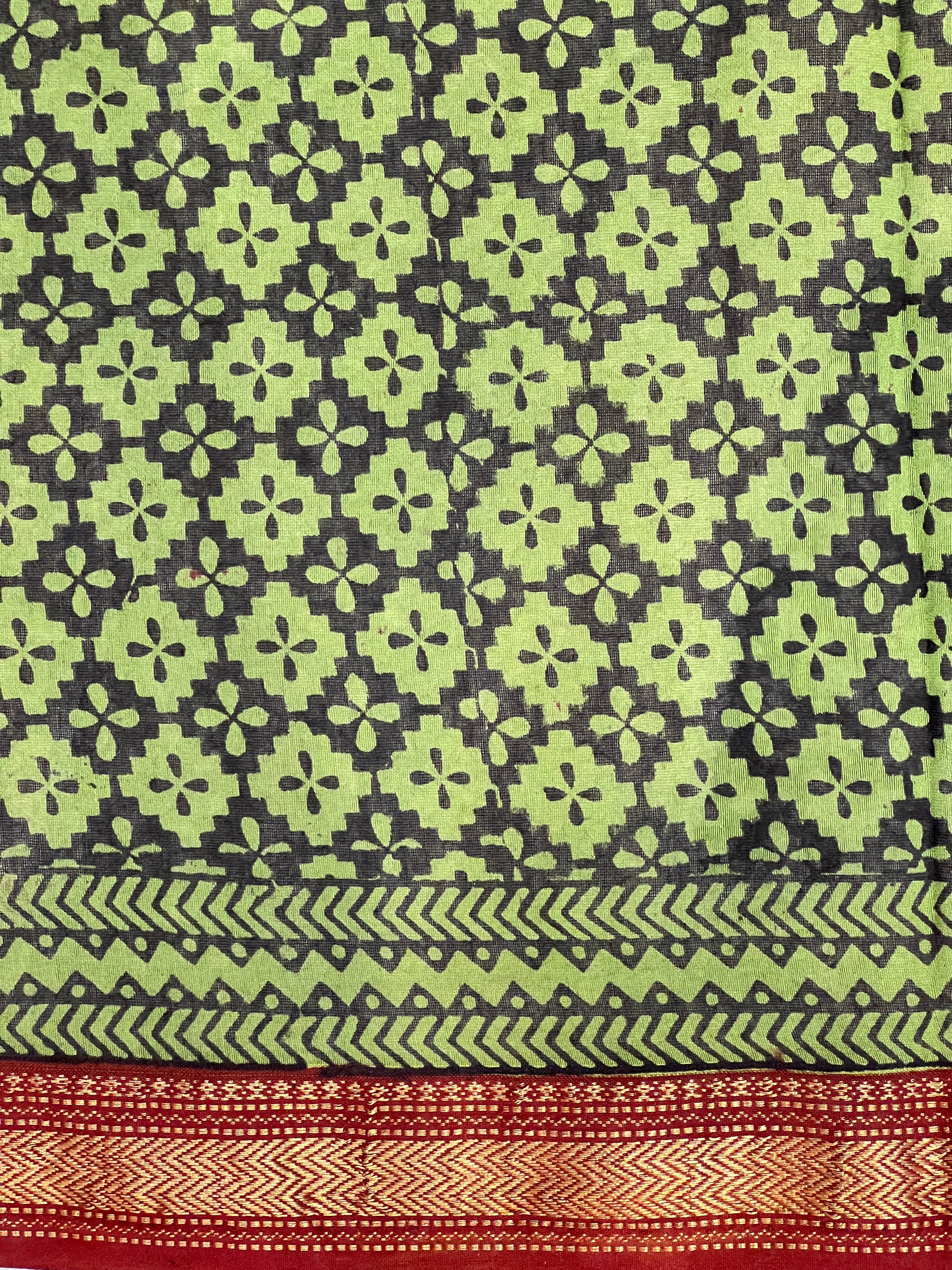 Mangalgiri Border Detailed Chanderi Saree | SVF197