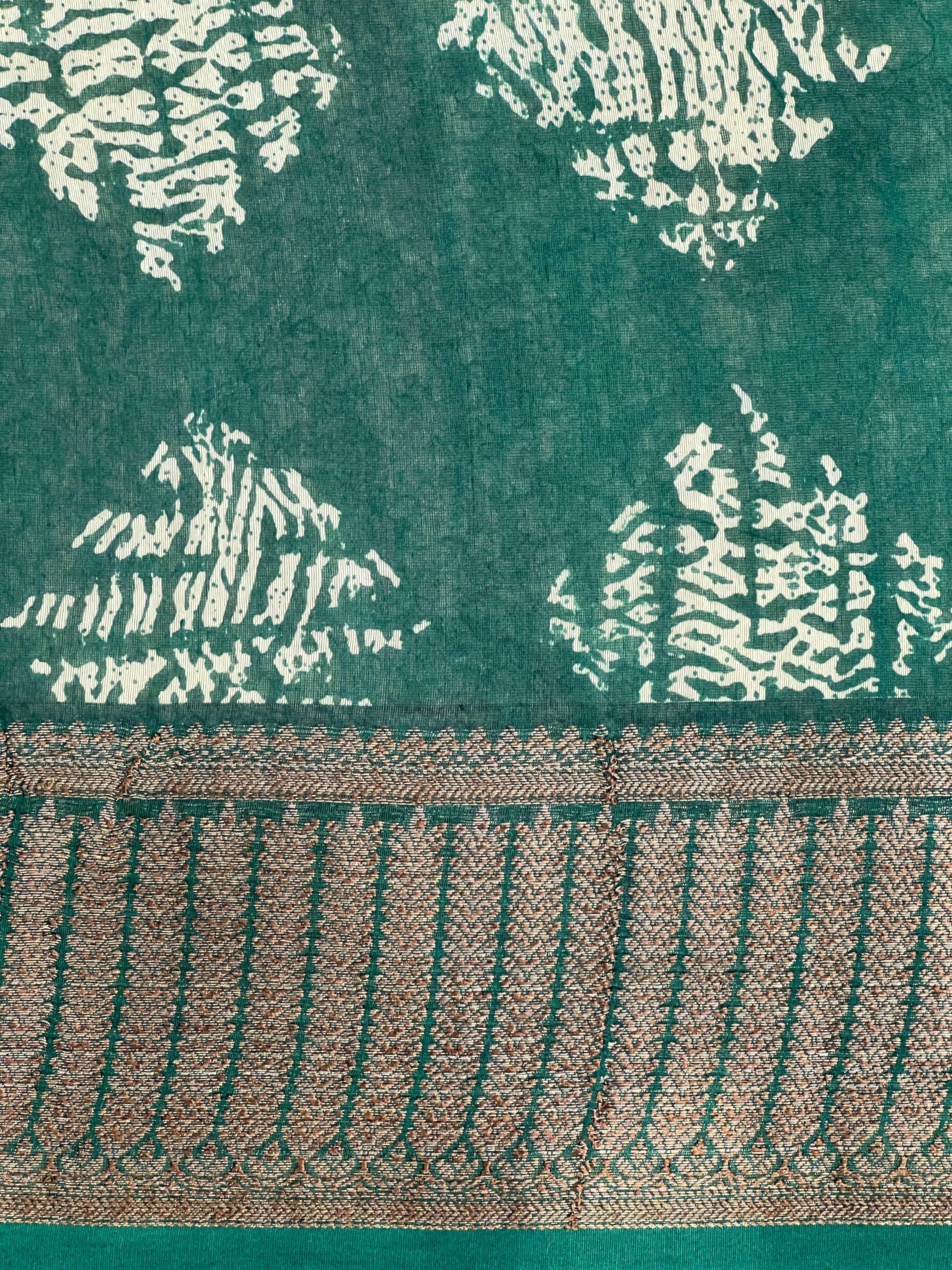 Madhubani Print Patterned Chanderi Saree | RGD936R