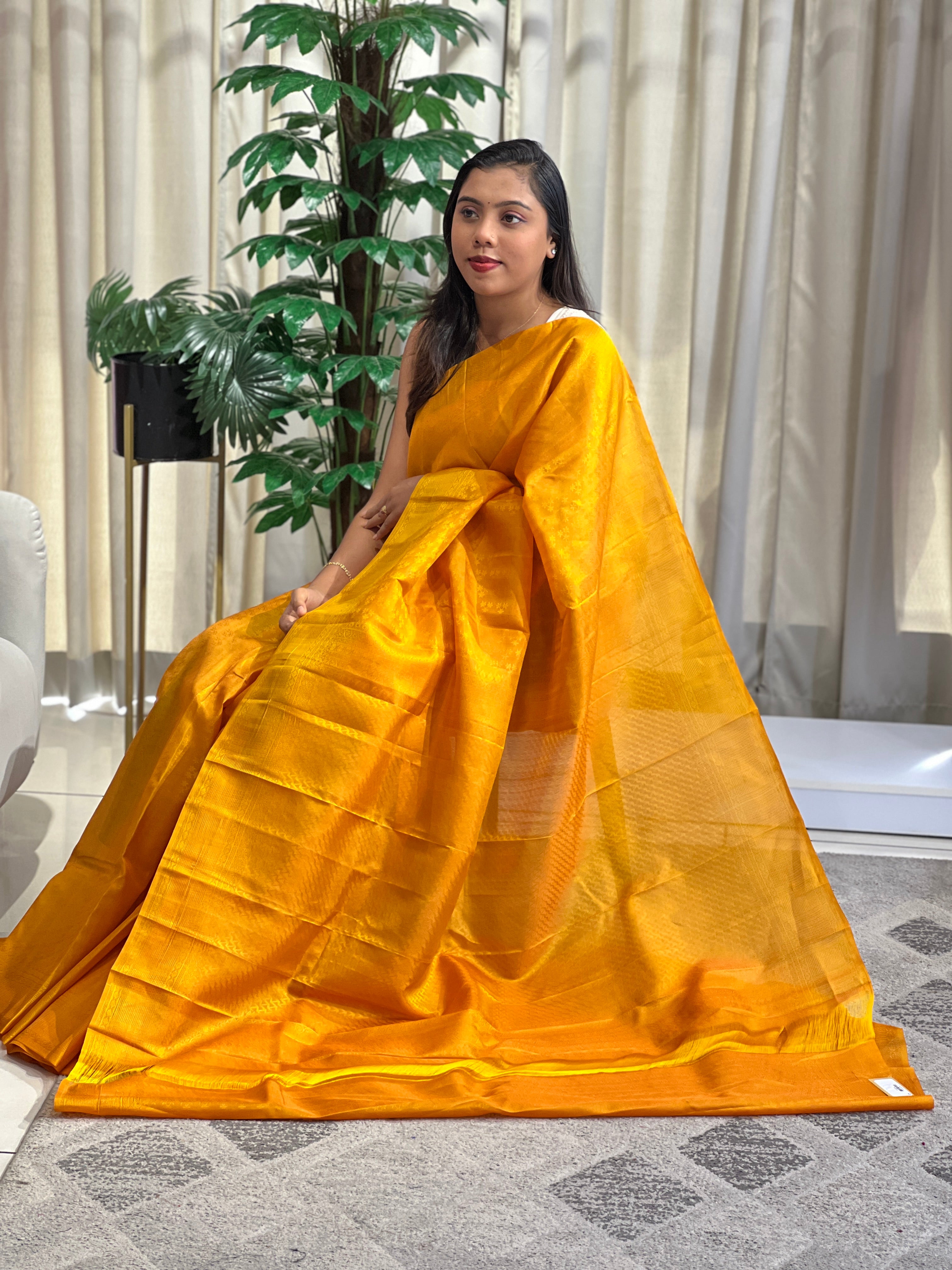 Floral Buta Woven Soft Silk Saree | RMR126