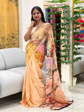 Printed Design Crepe Saree | MRD352