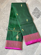 Silver & Golden Zari Woven Handloom Kanchipuram Saree | OM207