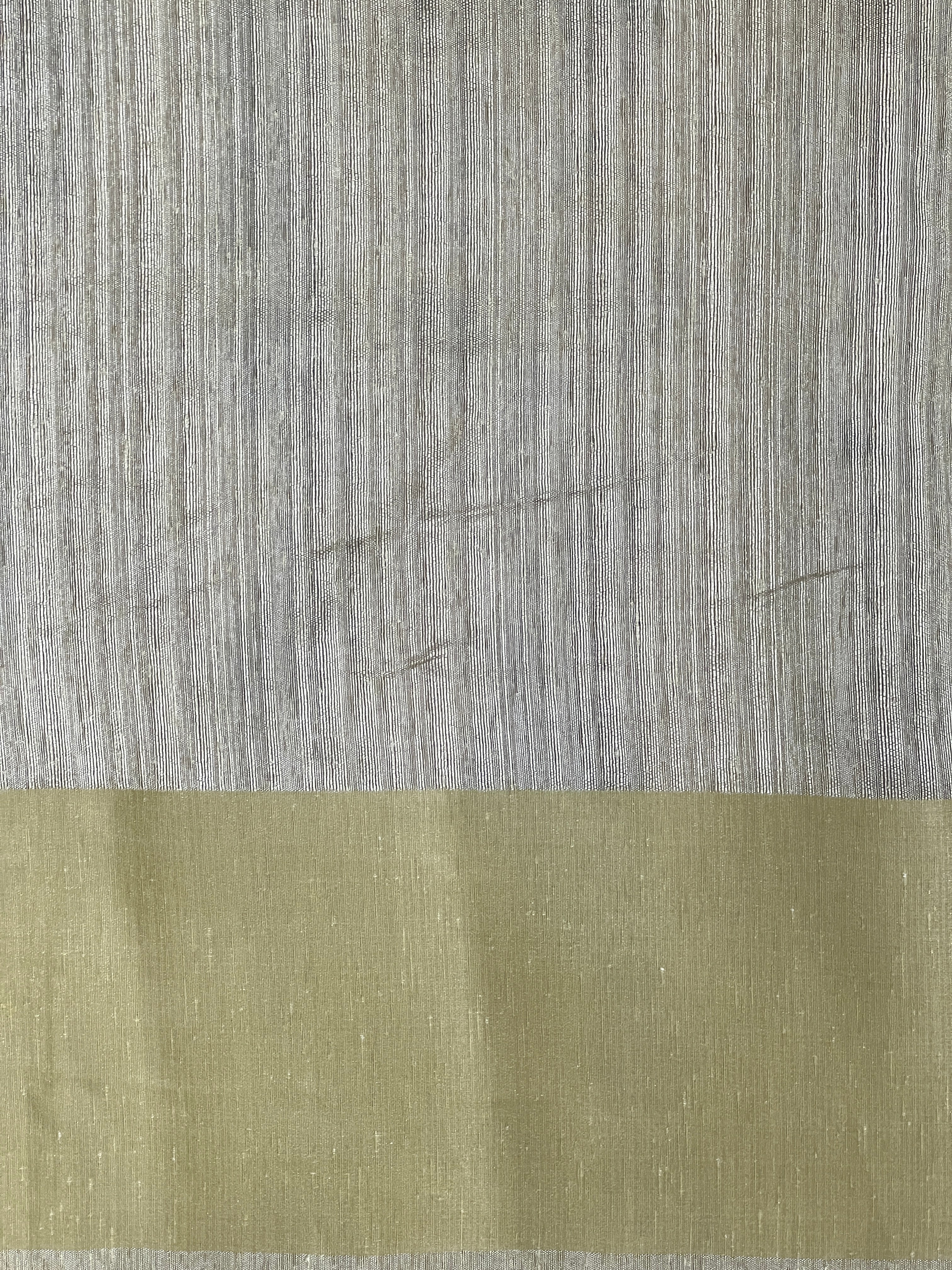 Geometric Pattern Green Silk Saree | ZSS504