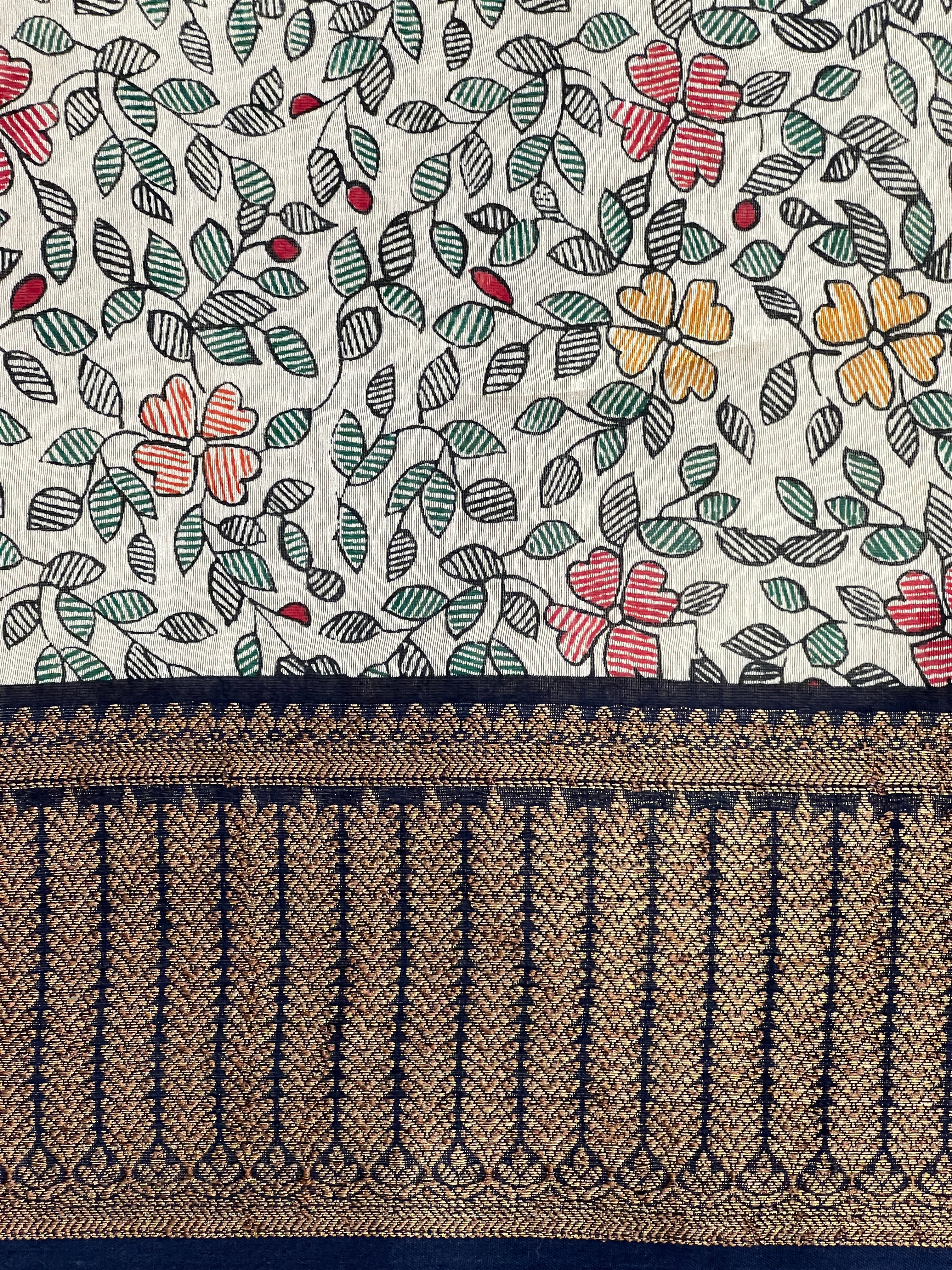 Bandhani Tie And Dye Patterned Chanderi Saree | RGD922R