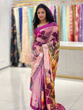 Printed Design Crepe Saree | MRD347