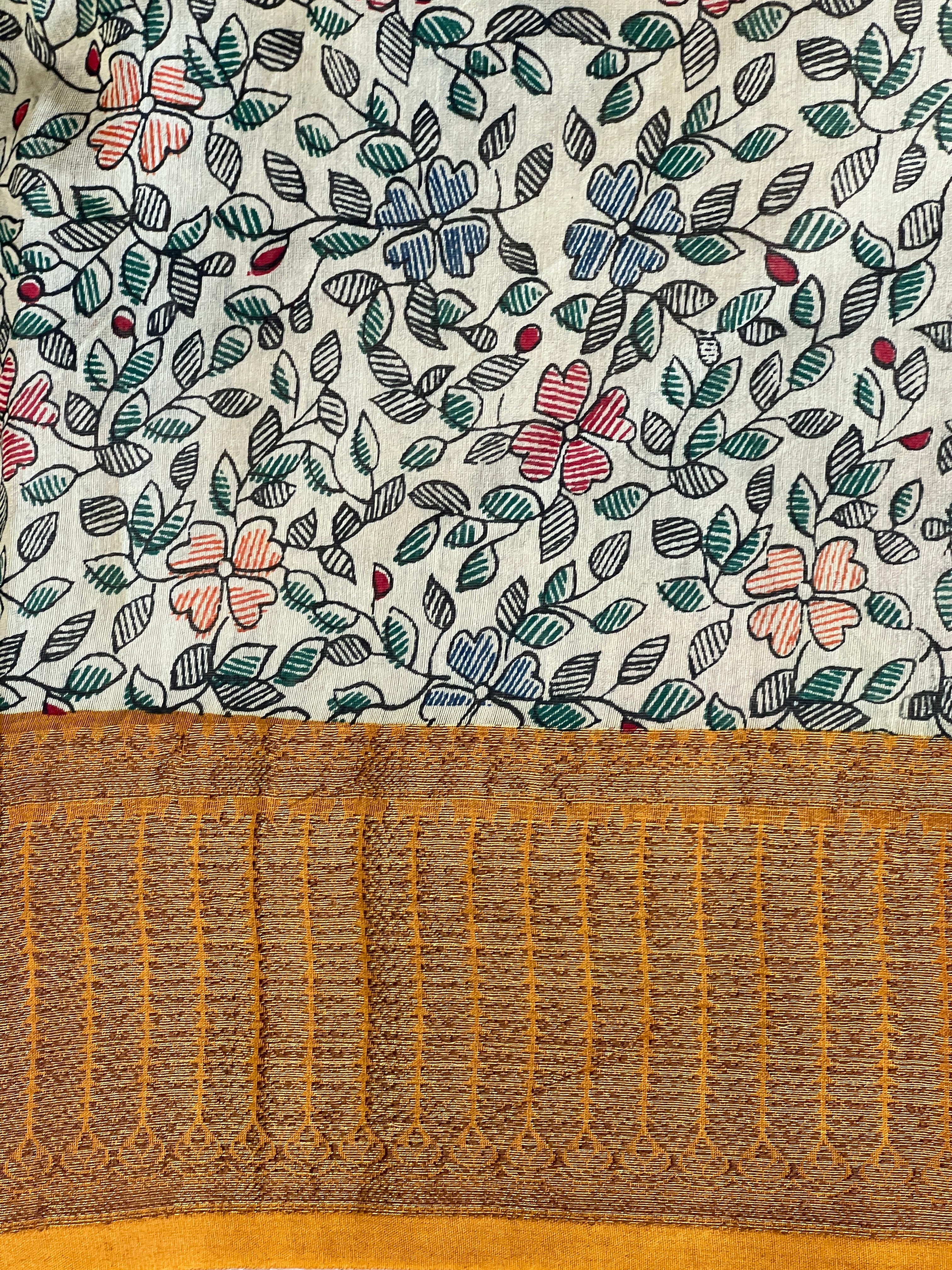 Bandhani Tie And Dye Patterned Chanderi Saree | RGD933R