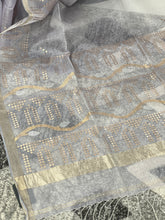 Sequence Weaved Kora Banarasi Saree | RGD270