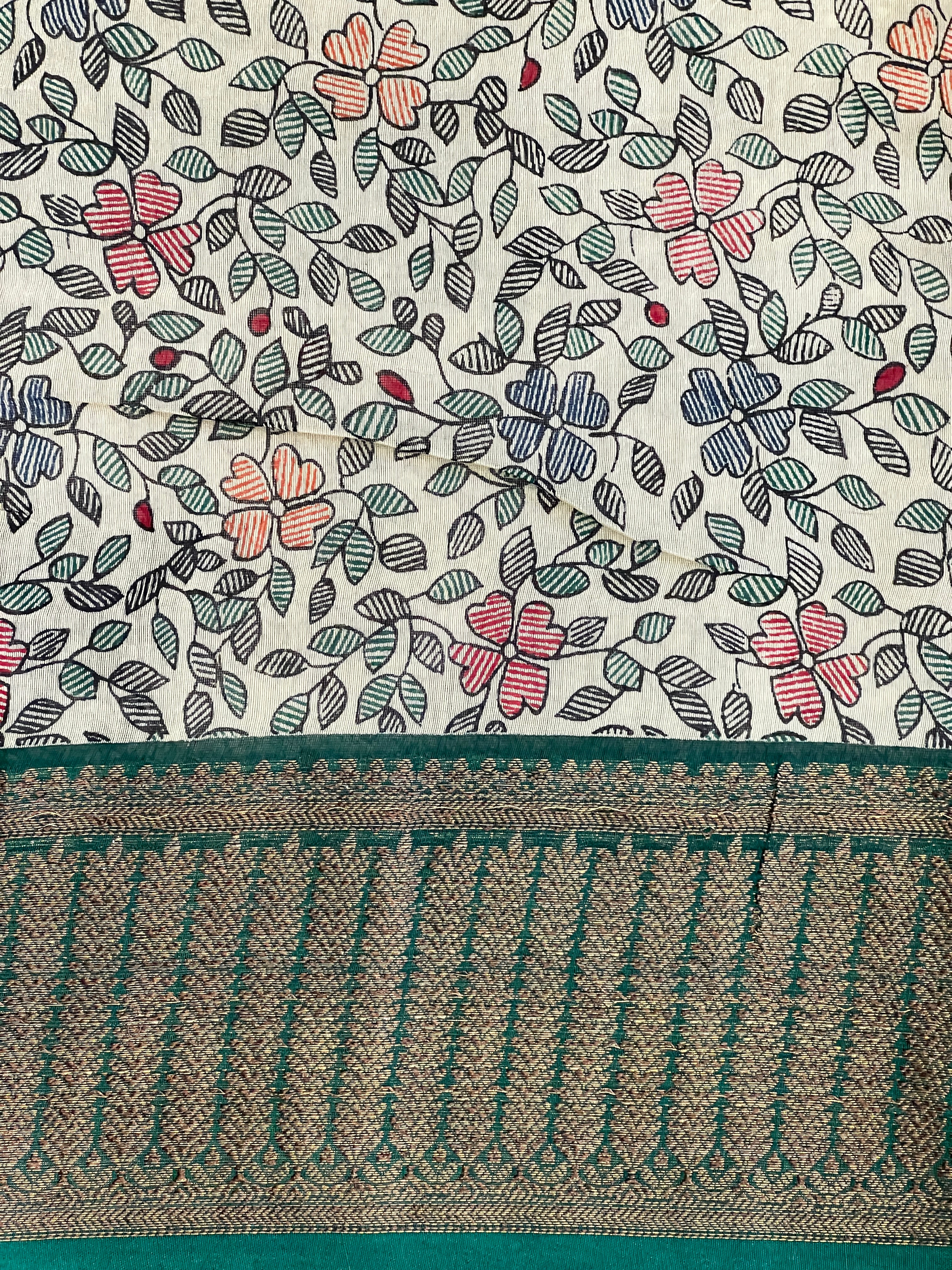 Bandhani Tie And Dye Patterned Chanderi Saree | RGD931R