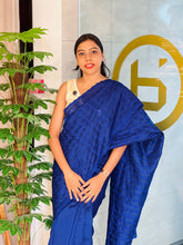 Shiffli Embroidery Pattern Semi Tussar Saree | YNG156