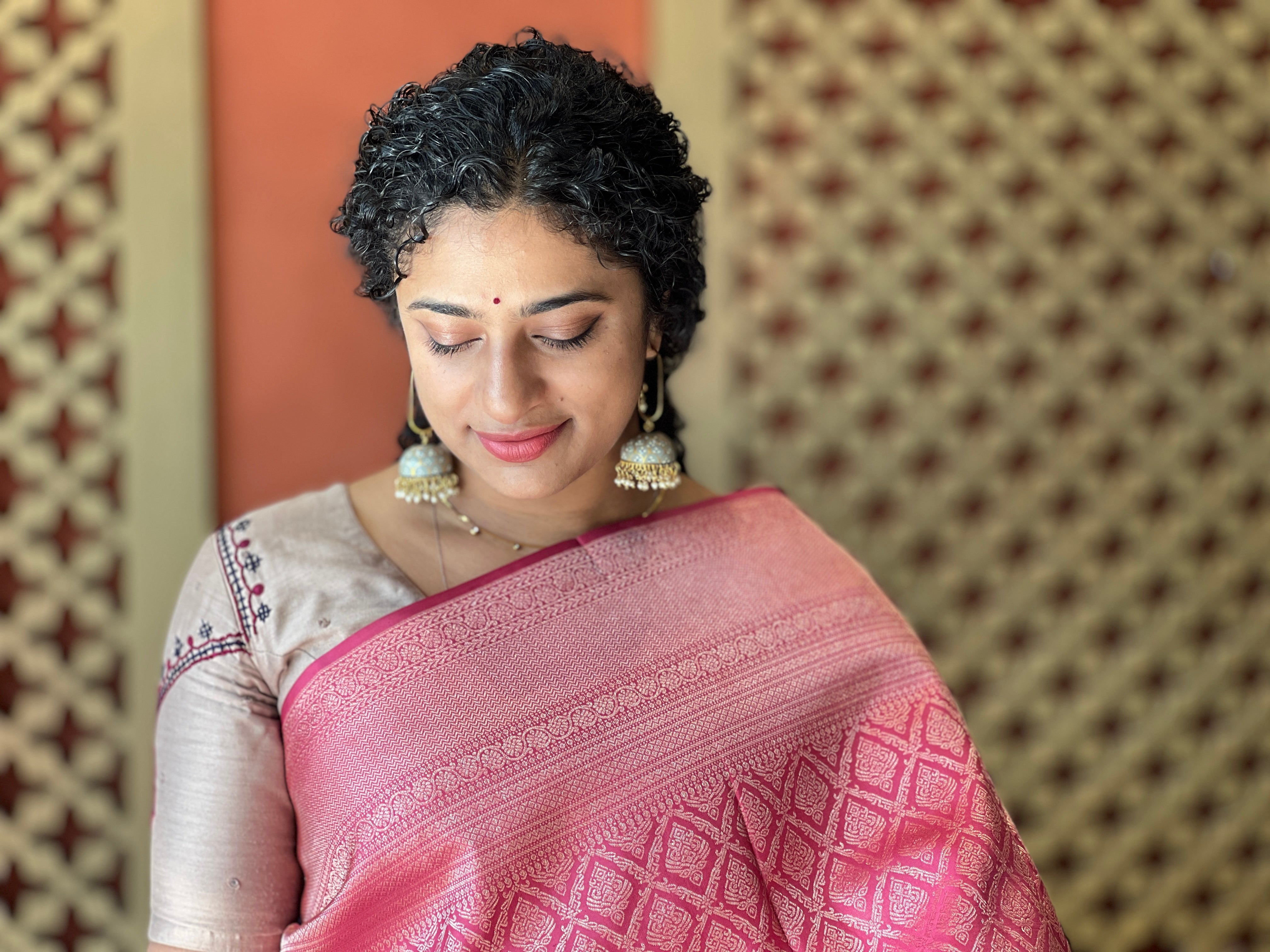 Traditional Patterned Handloom Kanchipuram Saree | HH227