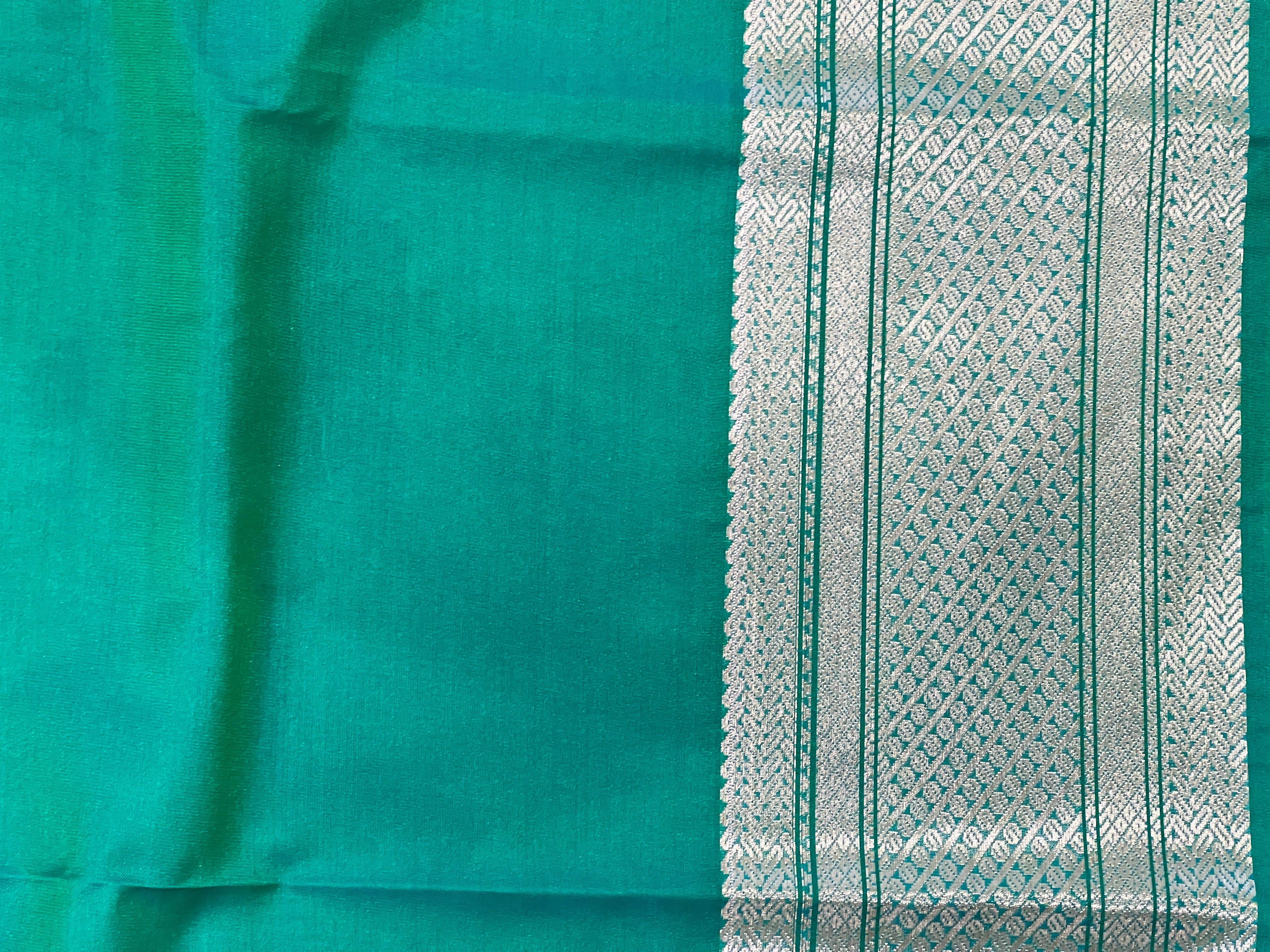 Check Pattern Semi Soft Silk Saree | RVS268