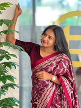 Banarasi Patterned Chanderi Finish Saree | NN225
