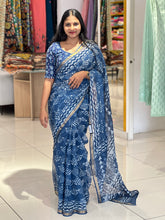 Screen Print With Zari Border Detailed Kota Saree | VFC493