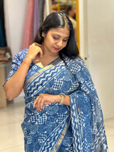 Screen Print With Zari Border Detailed Kota Saree | VFC493