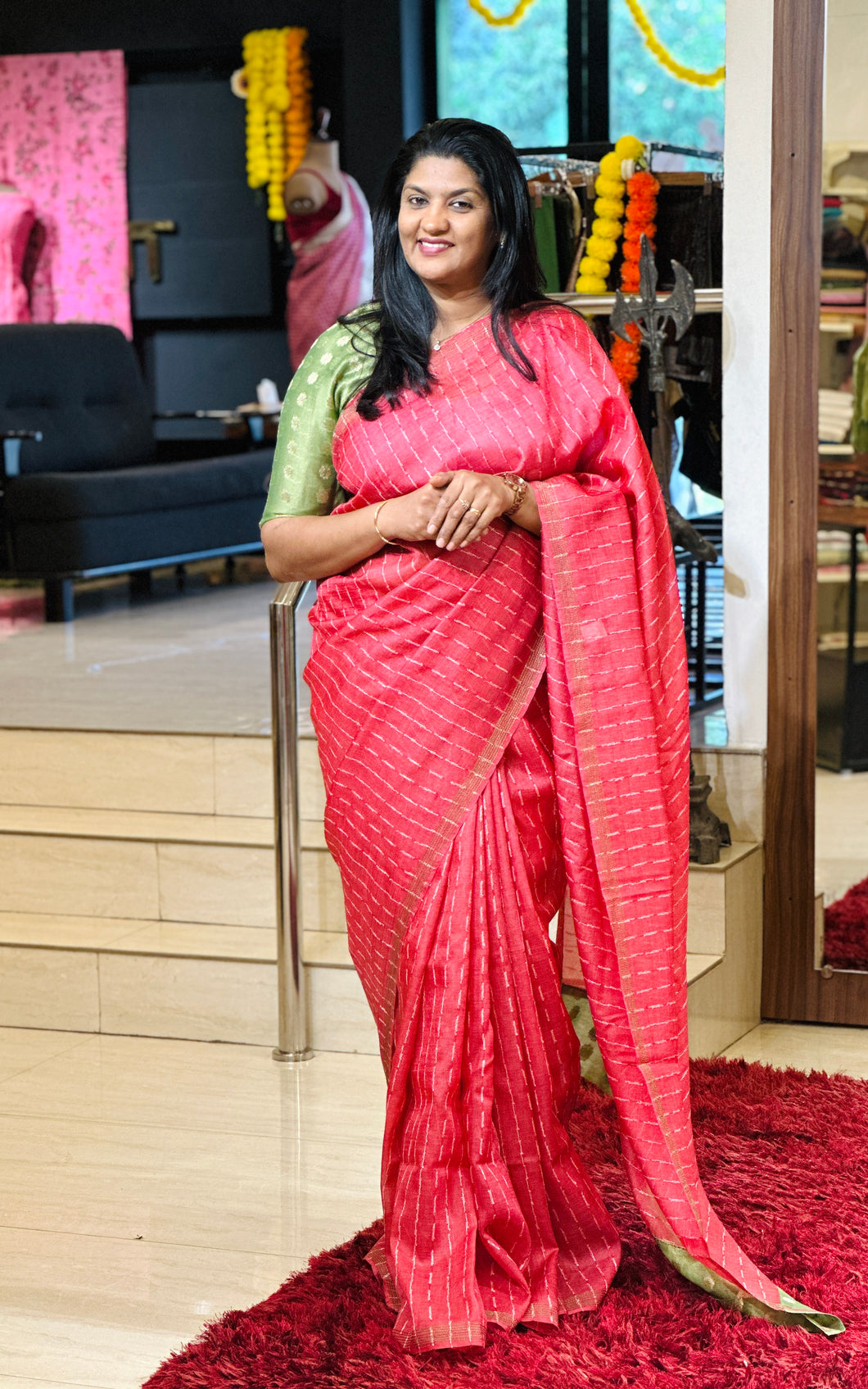 Kesia Weaved Tussar Silk Saree | DN781