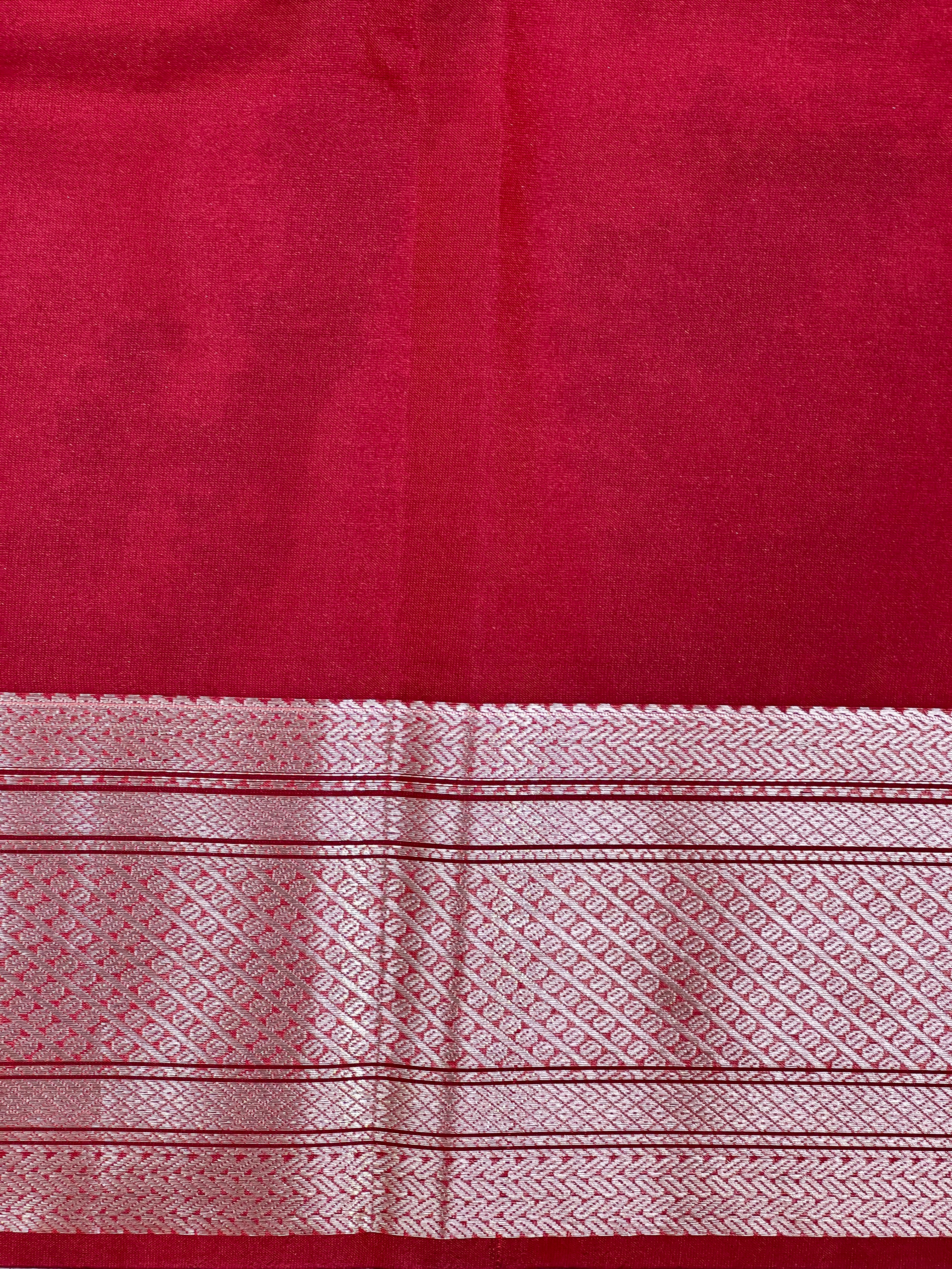 Check Pattern Semi Soft Silk Saree | RVS265
