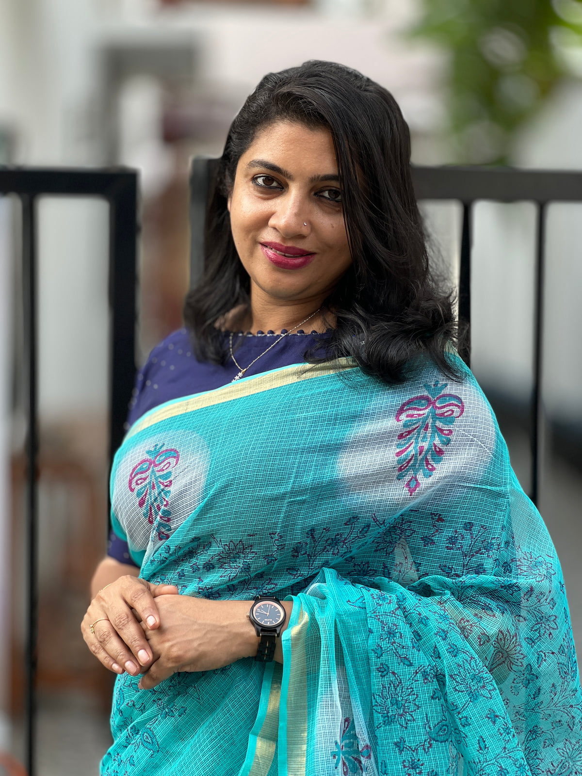 Screen Printed Kota Sarees | RK216
