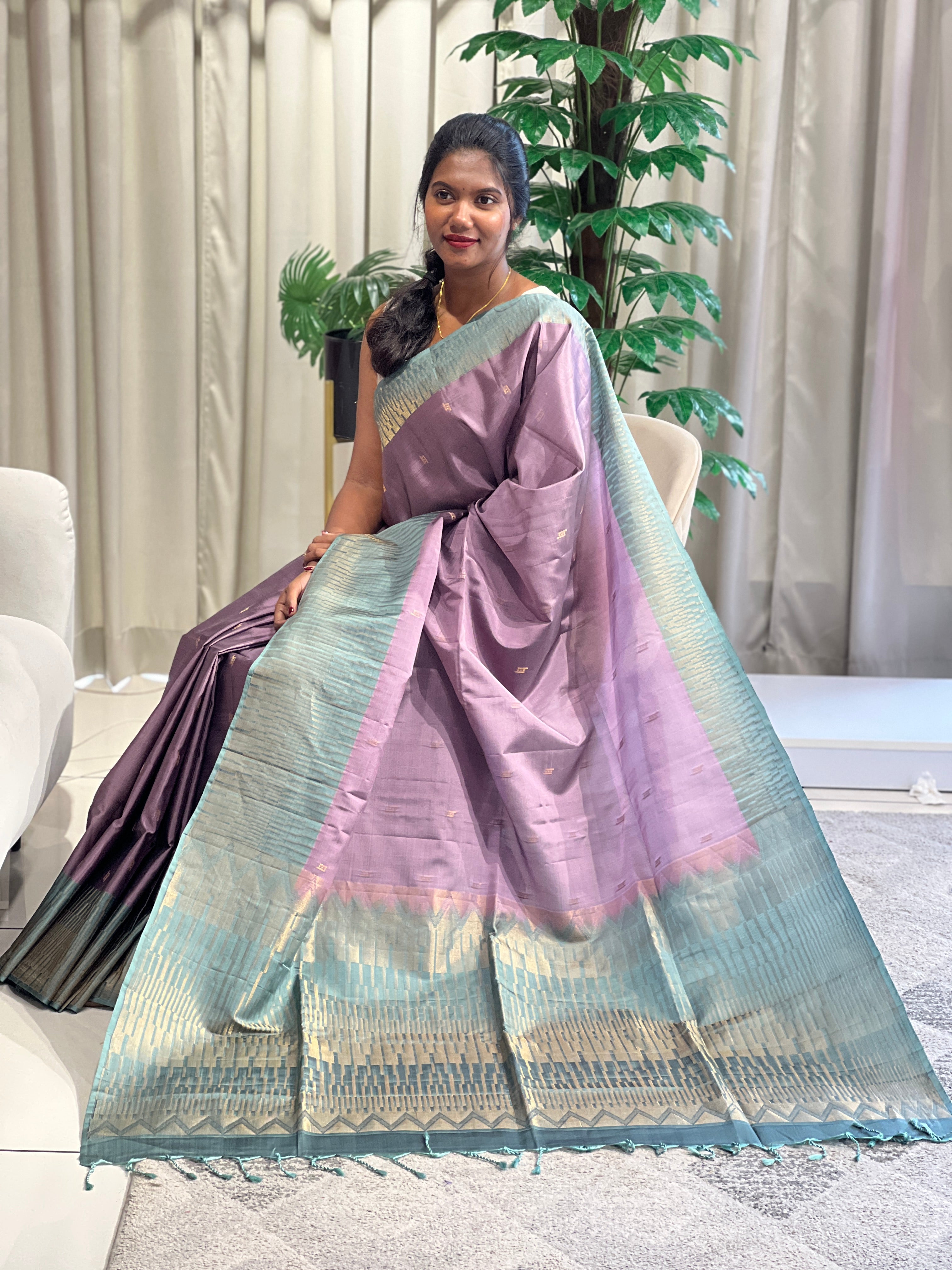 Buta Woven Pattern Soft Silk Saree | KSO117