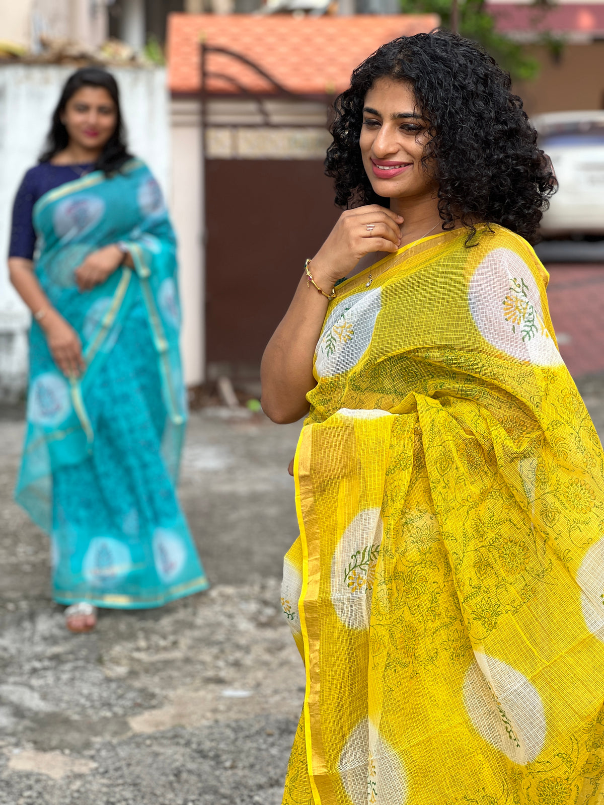 Screen Printed Kota Sarees | RK216