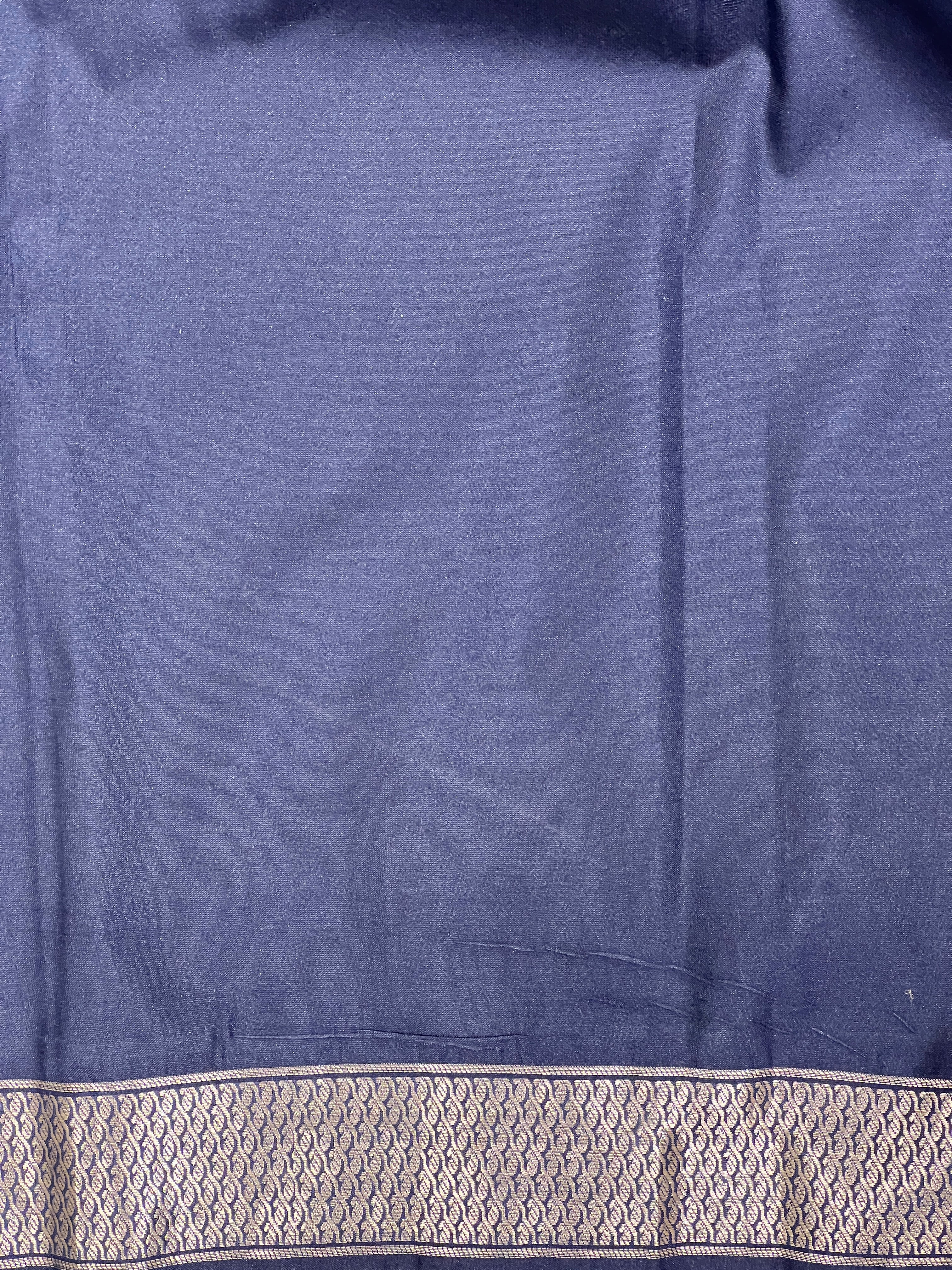 Temple Border Pattern Semi Soft Silk | RVS259