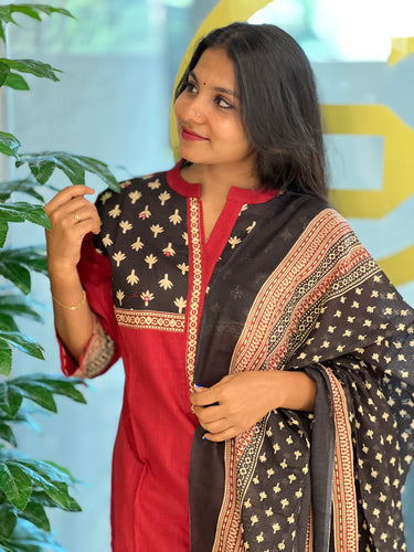 Printed Cotton Kurta Set | DE161