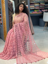 Floral  Embroidered Net Saree | SBP172