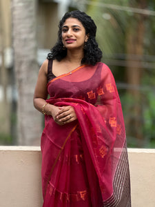 Fancy weaving Banarasi Organza Saree |  US124