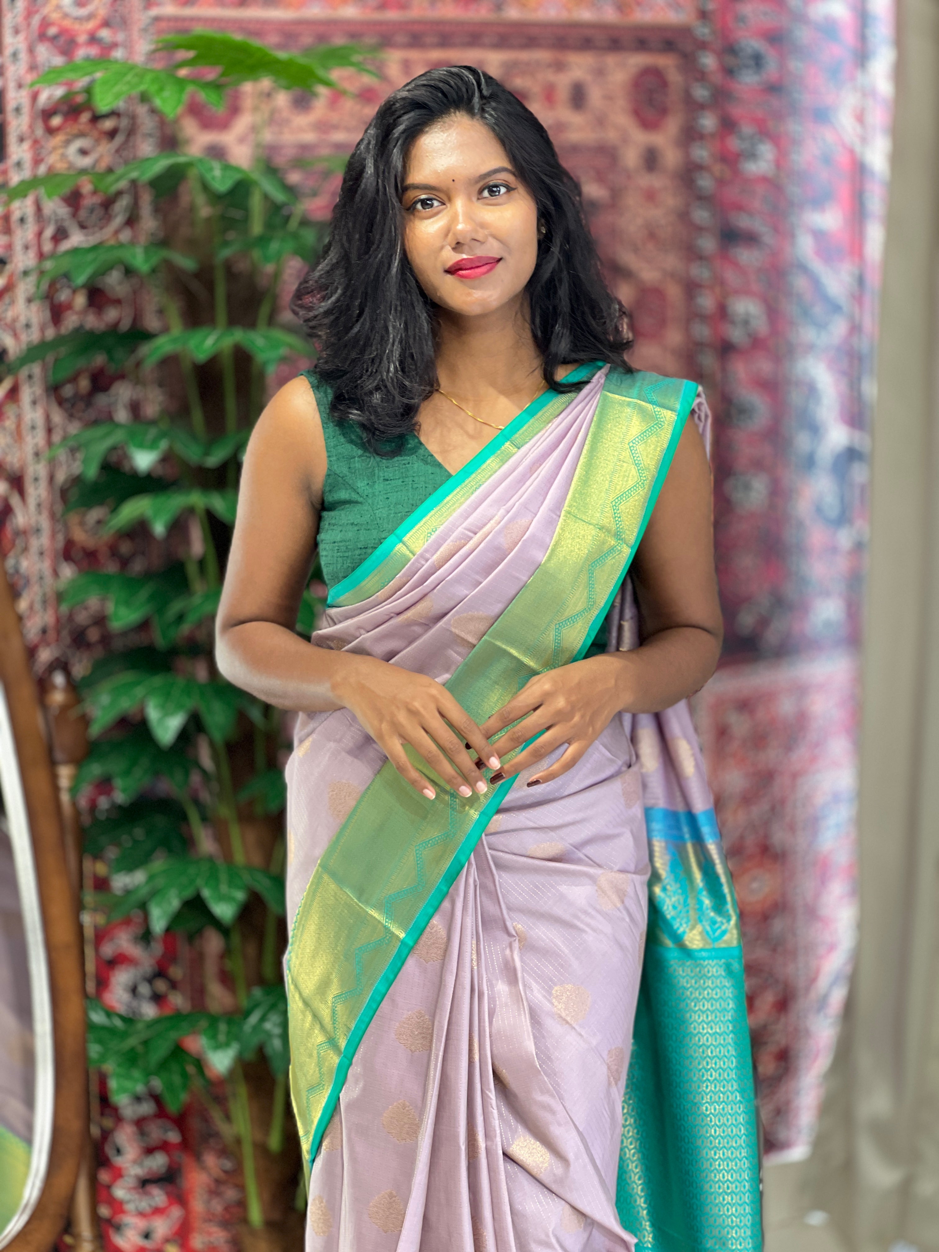 Zari Woven Semi Silk Saree | RNS110