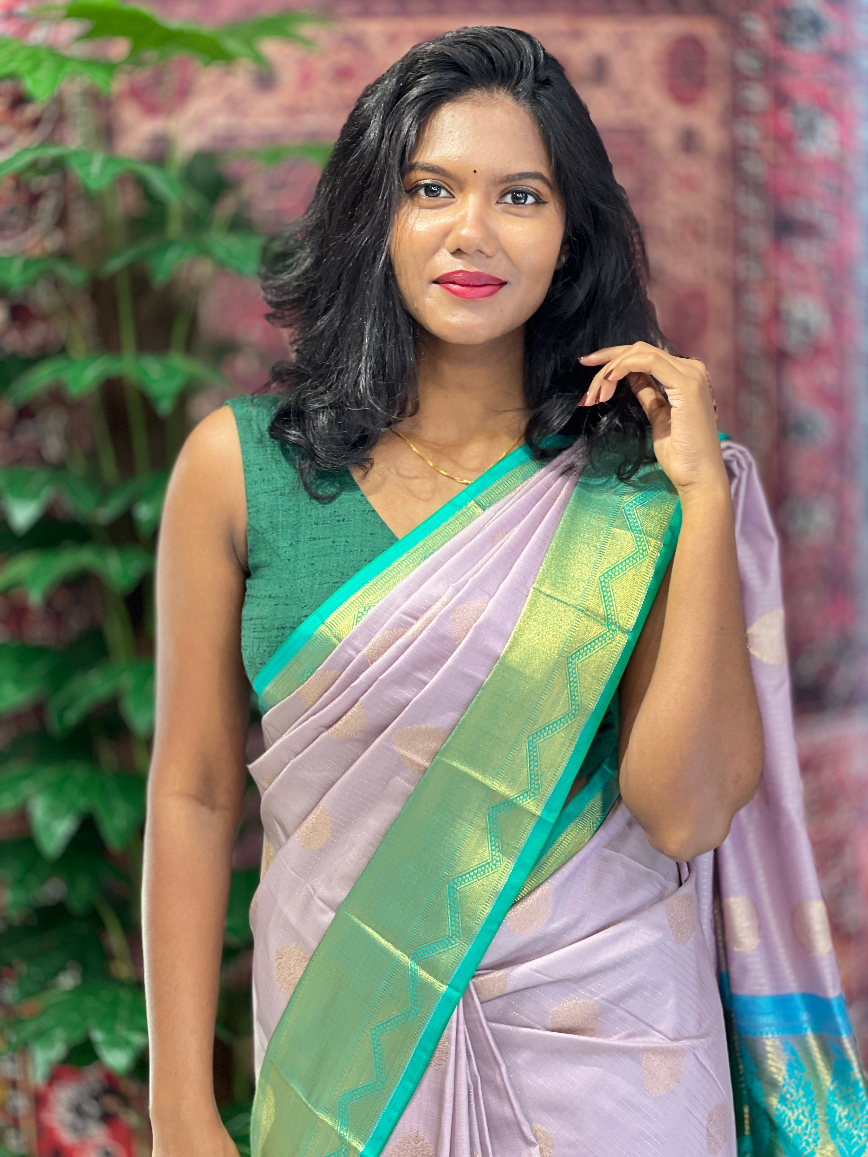 Zari Woven Semi Silk Saree | RNS110