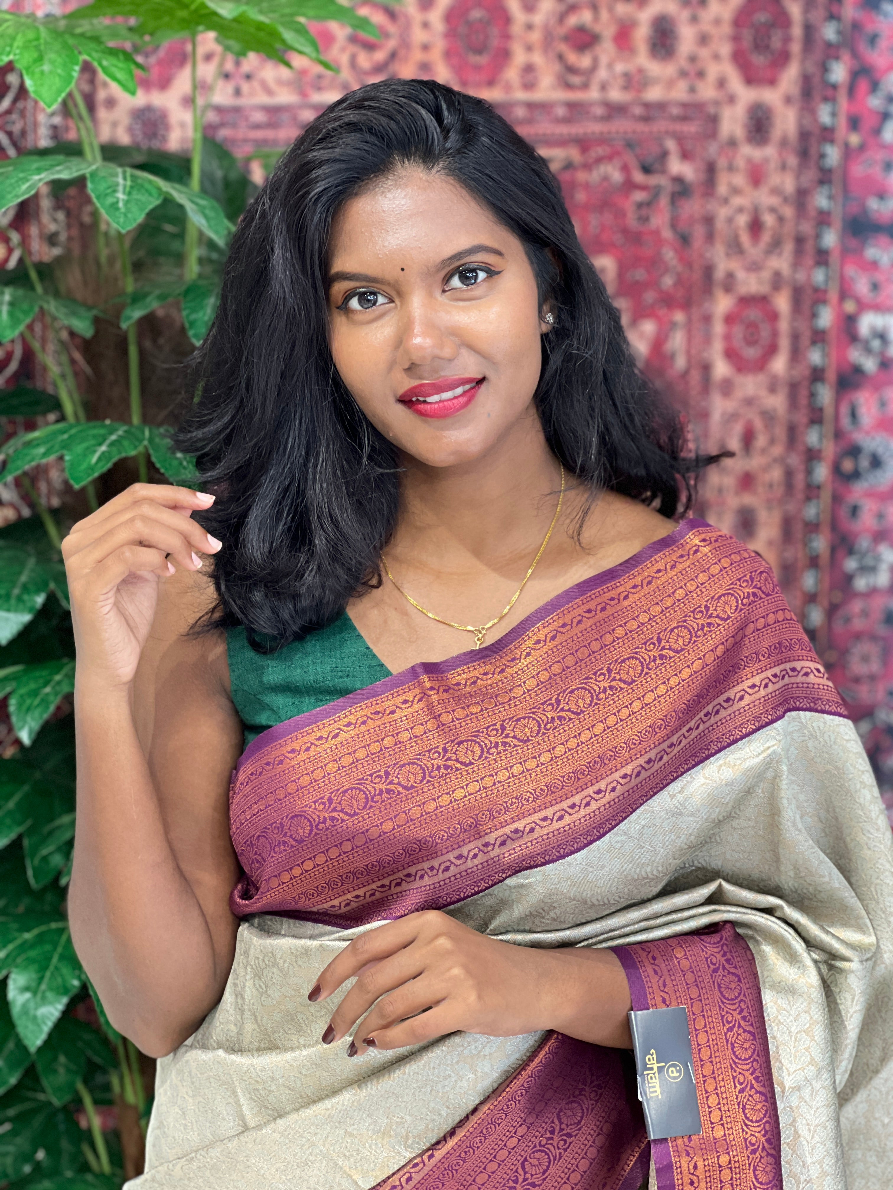 Zari Woven Semi Silk Saree | RMP155