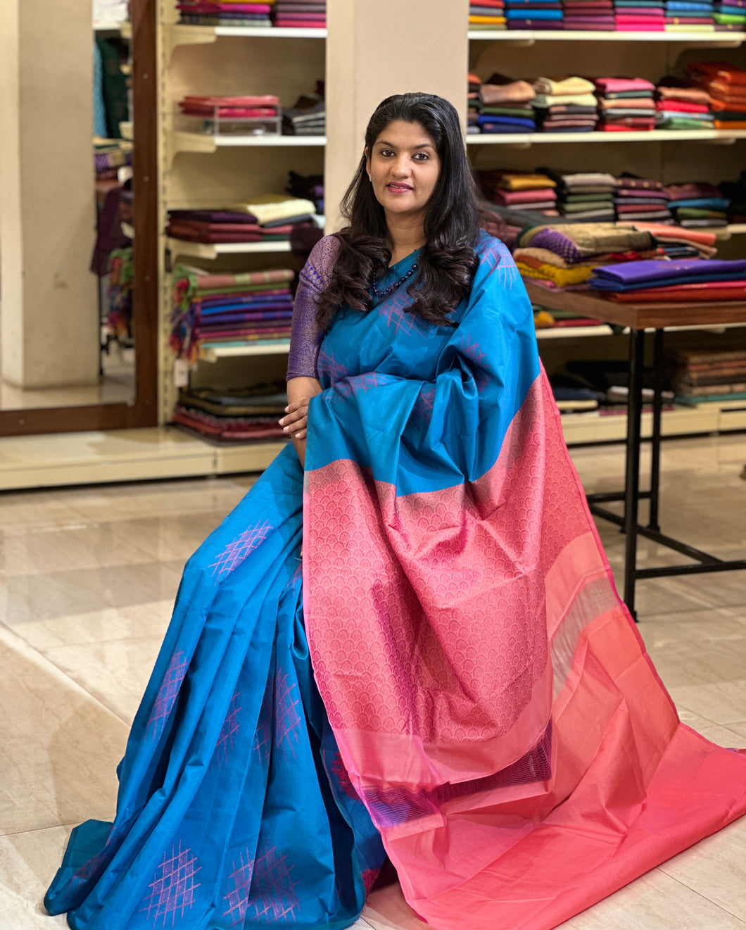 Zari Weaved Design Soft Silk Saree | PRS163