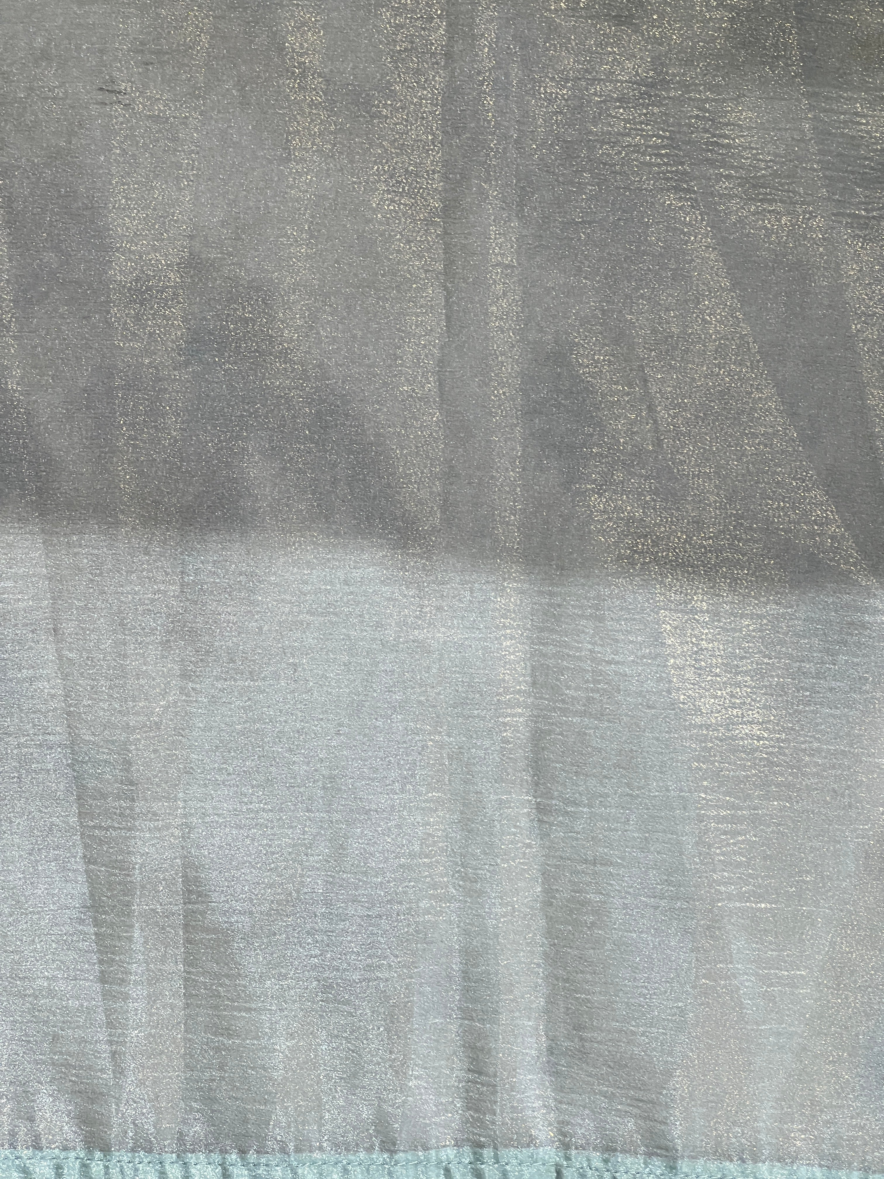 Coded Embroidered Curshed Organza Saree | YNG1801