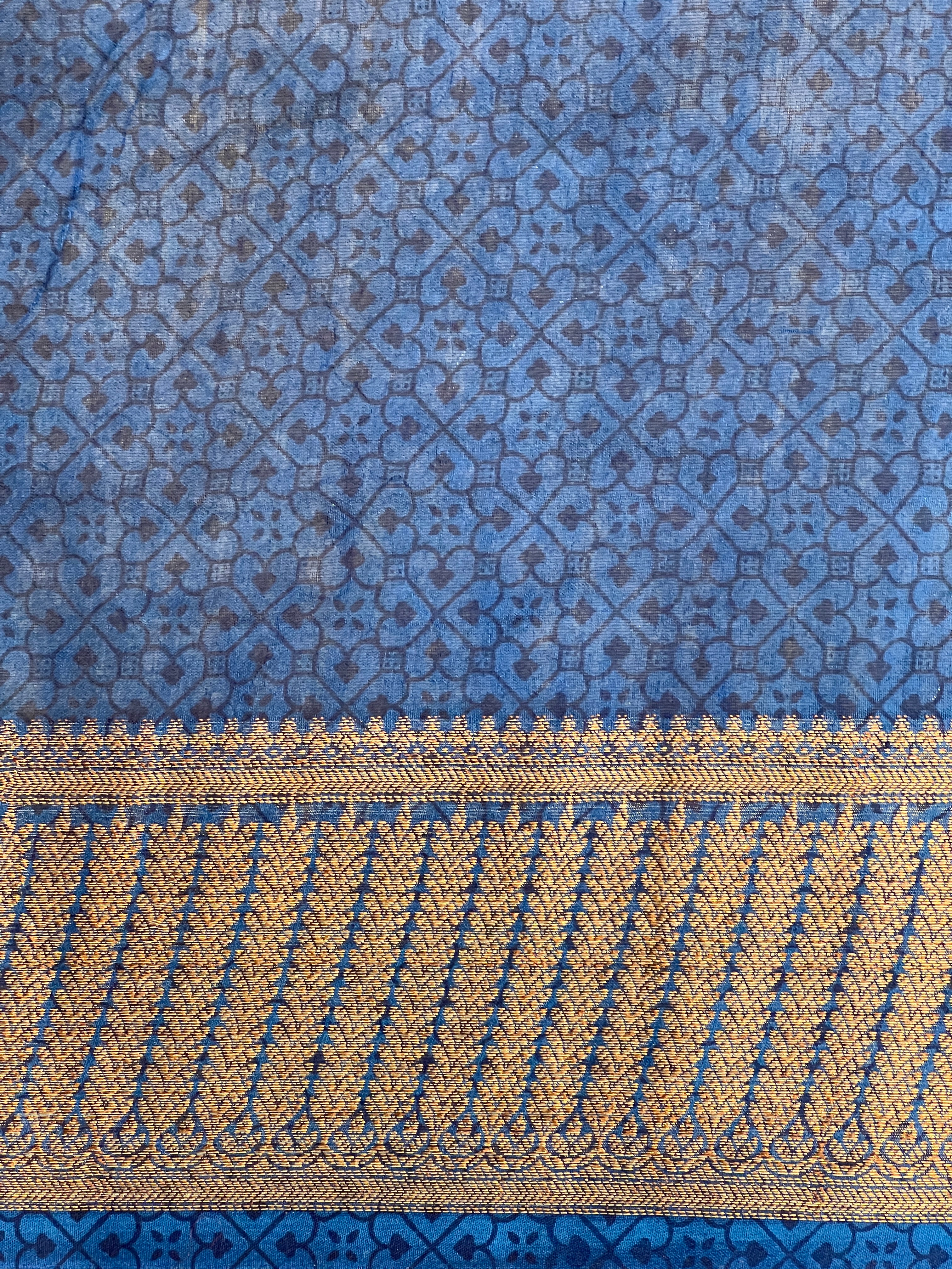 Floral Printed Chanderi Saree | RGD969R