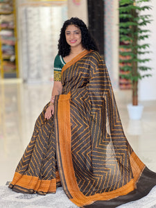 Printed Design Chanderi Silk Saree | RGD224