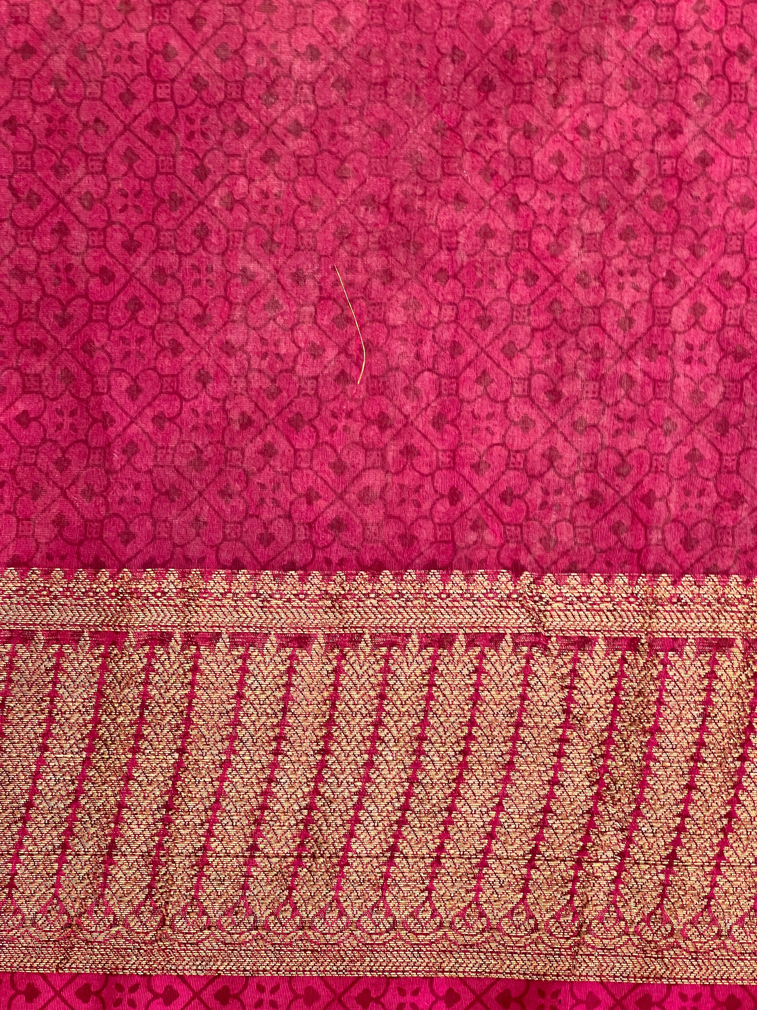 Floral Printed Chanderi Saree | RGD968R