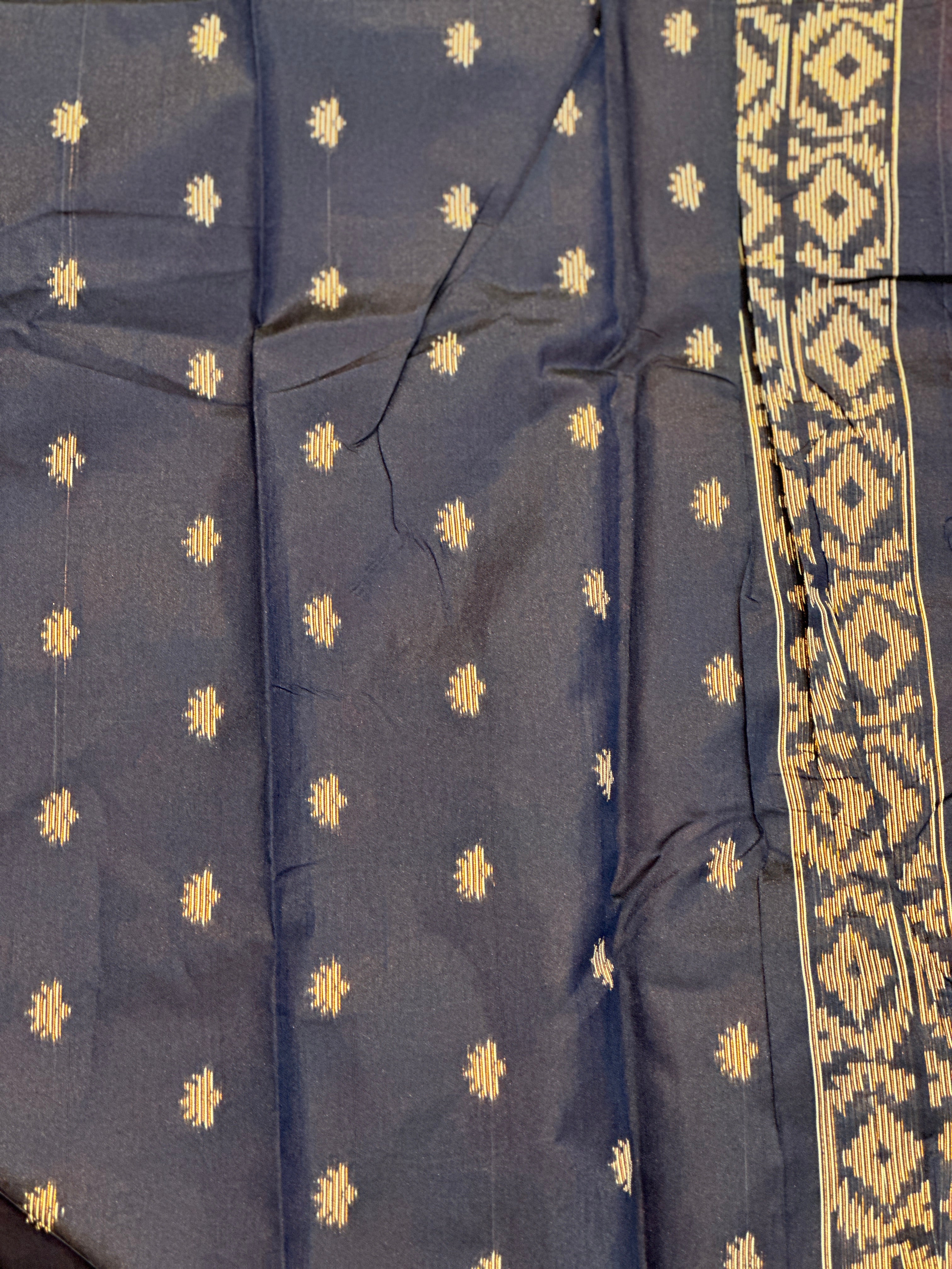Jamdani woven Semi Silk Saree | GP126