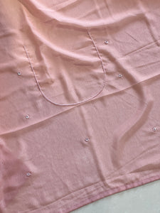 Hand Work Design Chinon Saree | SBP1004