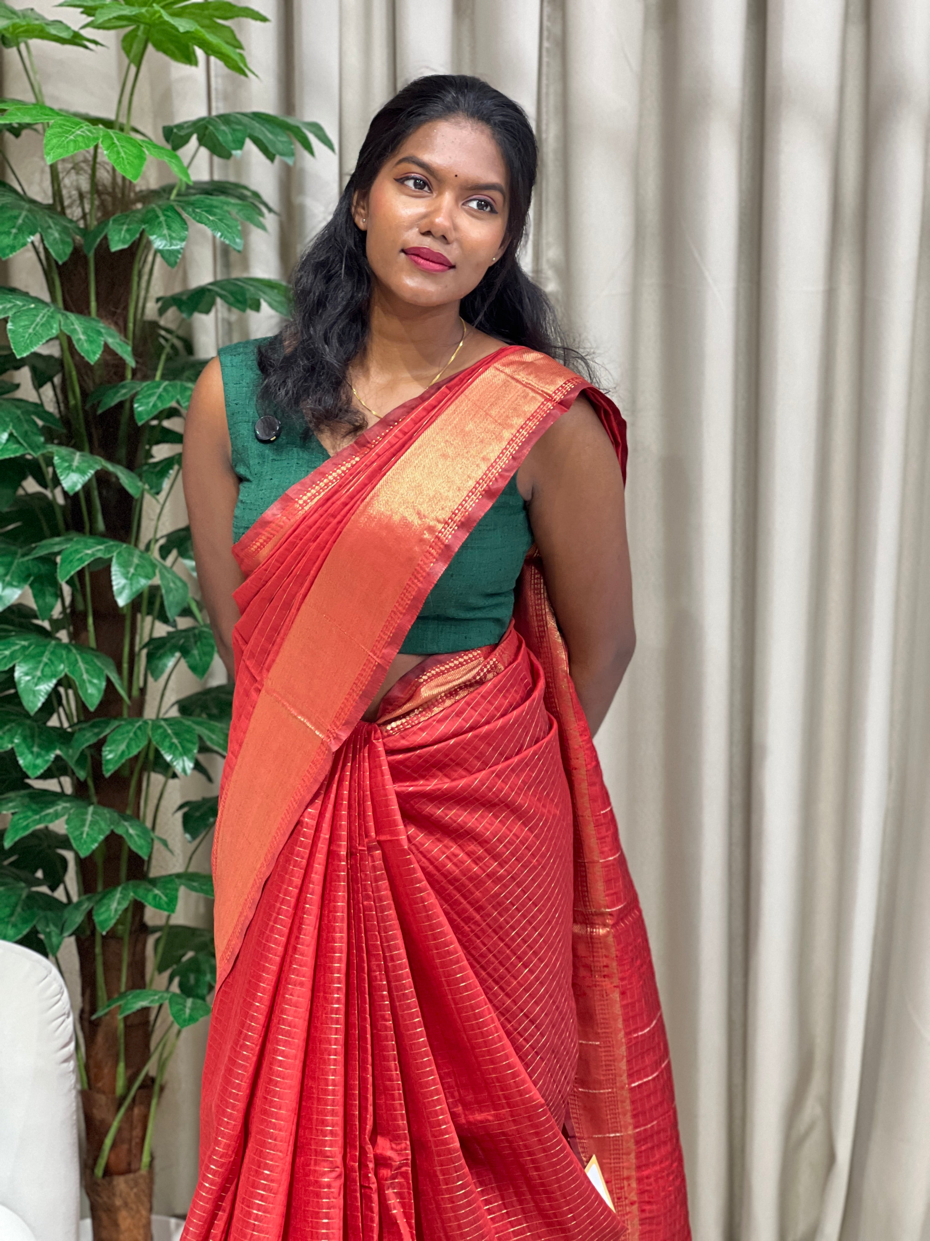 Zari Woven Semi Tussar Saree | NHH587