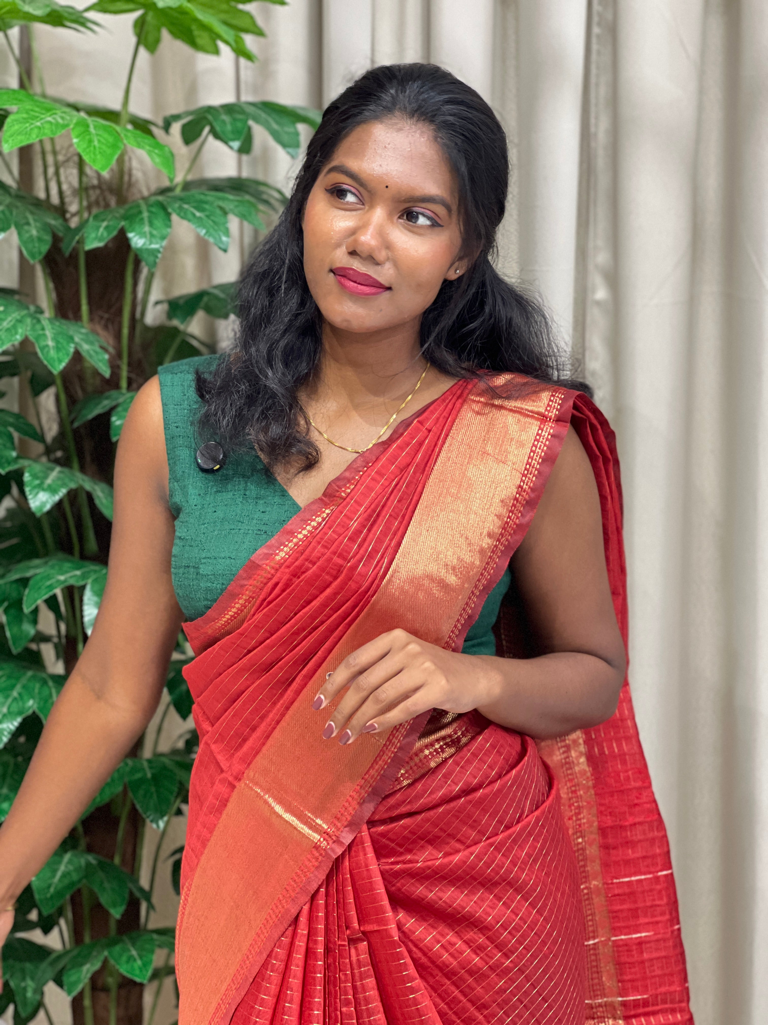 Zari Woven Semi Tussar Saree | NHH587