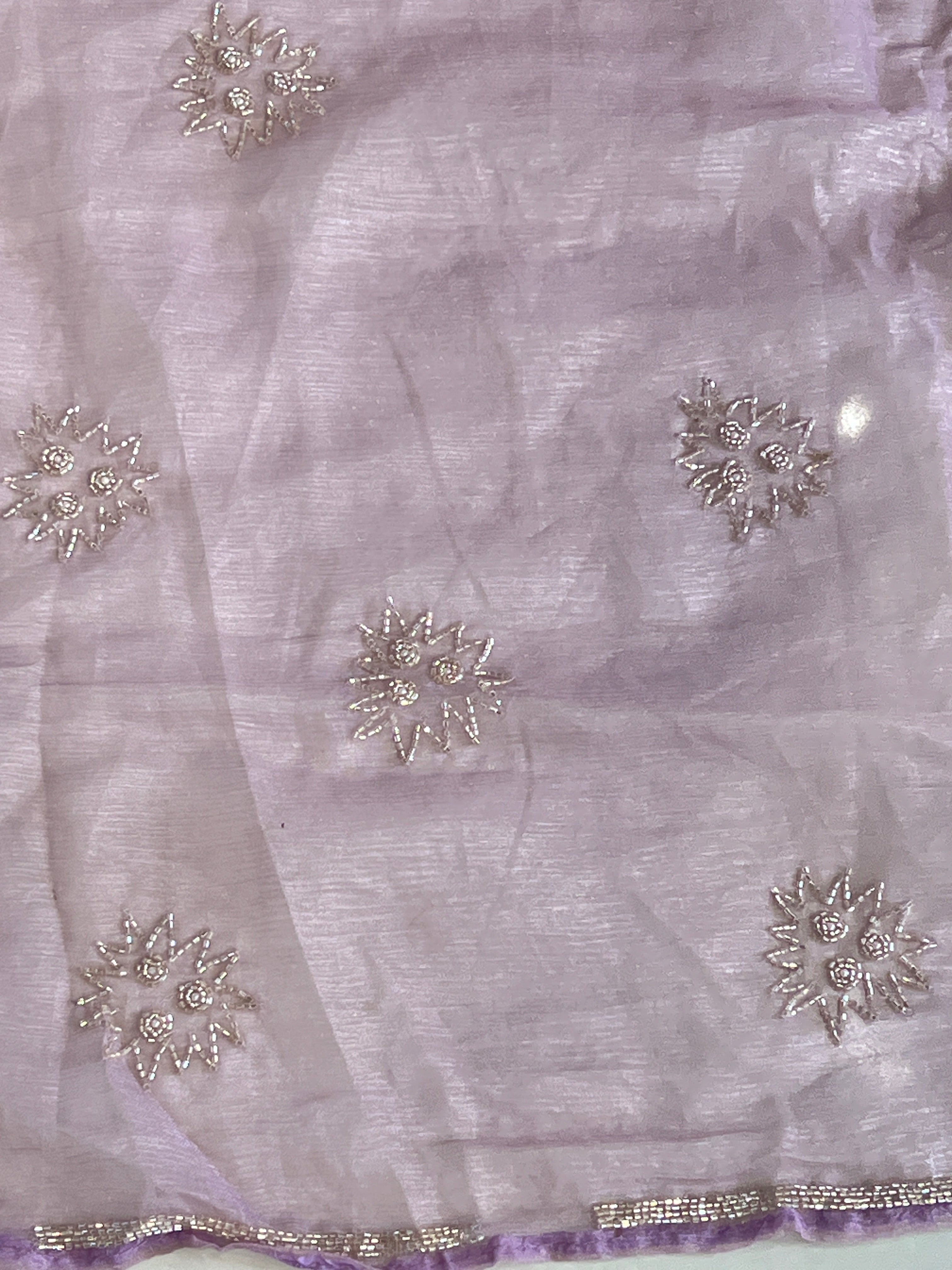 Party Wear Shimmer Organza Saree | SBP946