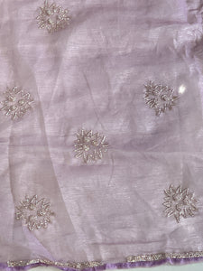 Party Wear Shimmer Organza Saree | SBP946