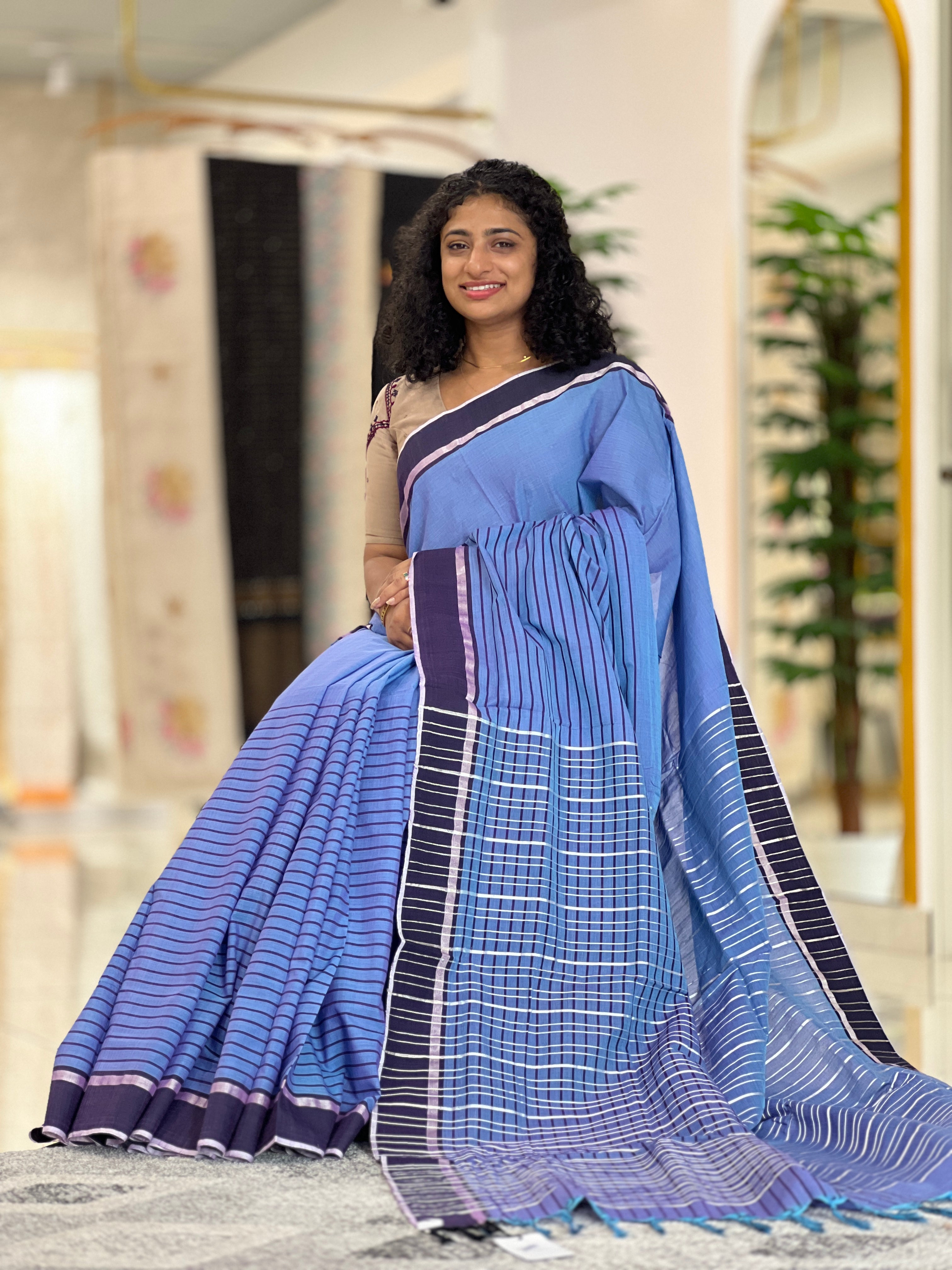 Hand Loom Cotton Saree | PH206