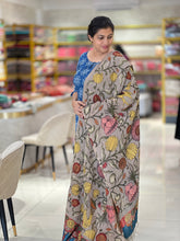 Pen Kalamkari Detailed Chanderi Dupatta | DE201