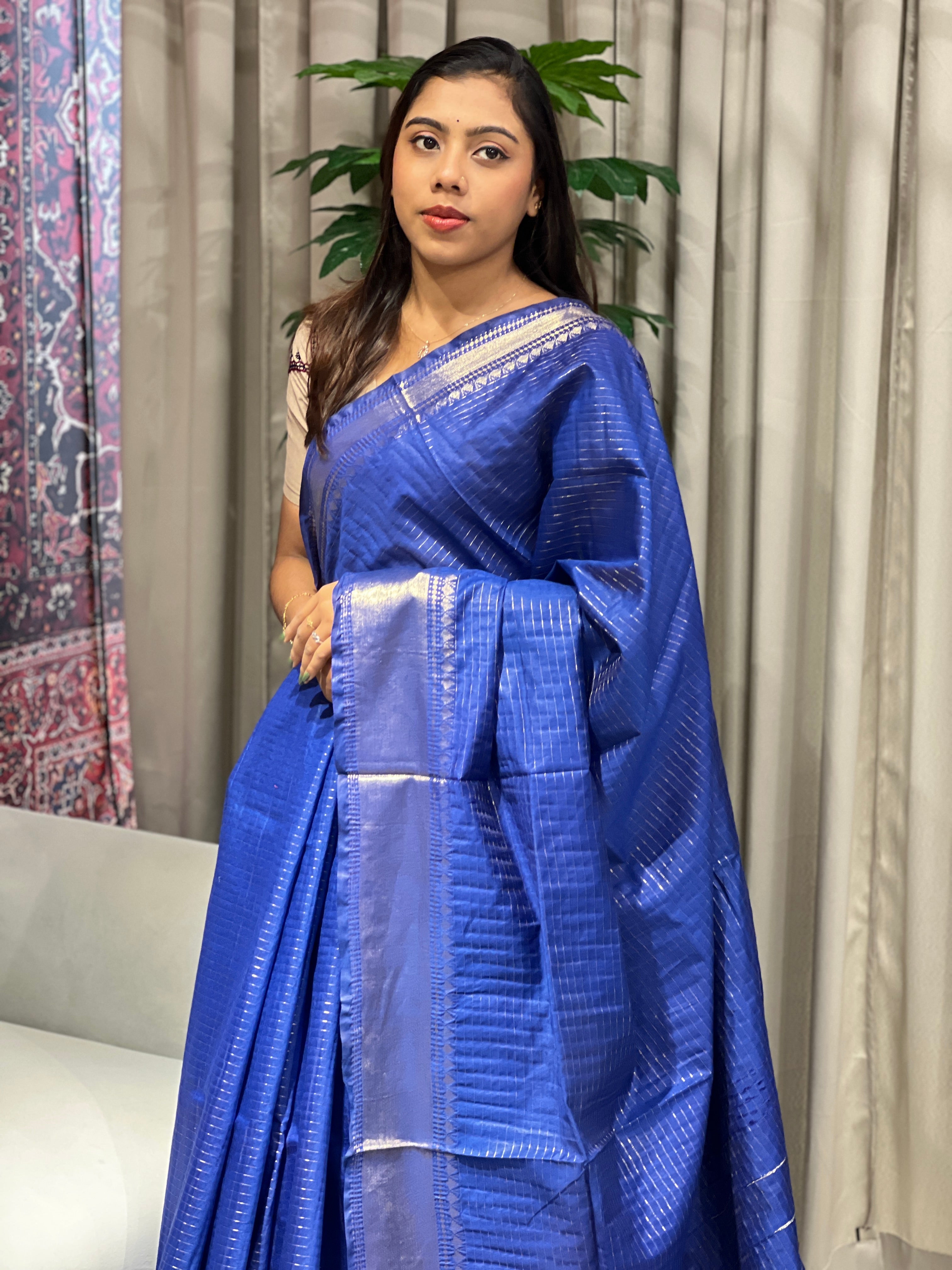 Zari Woven Semi Tussar Saree | NHH588