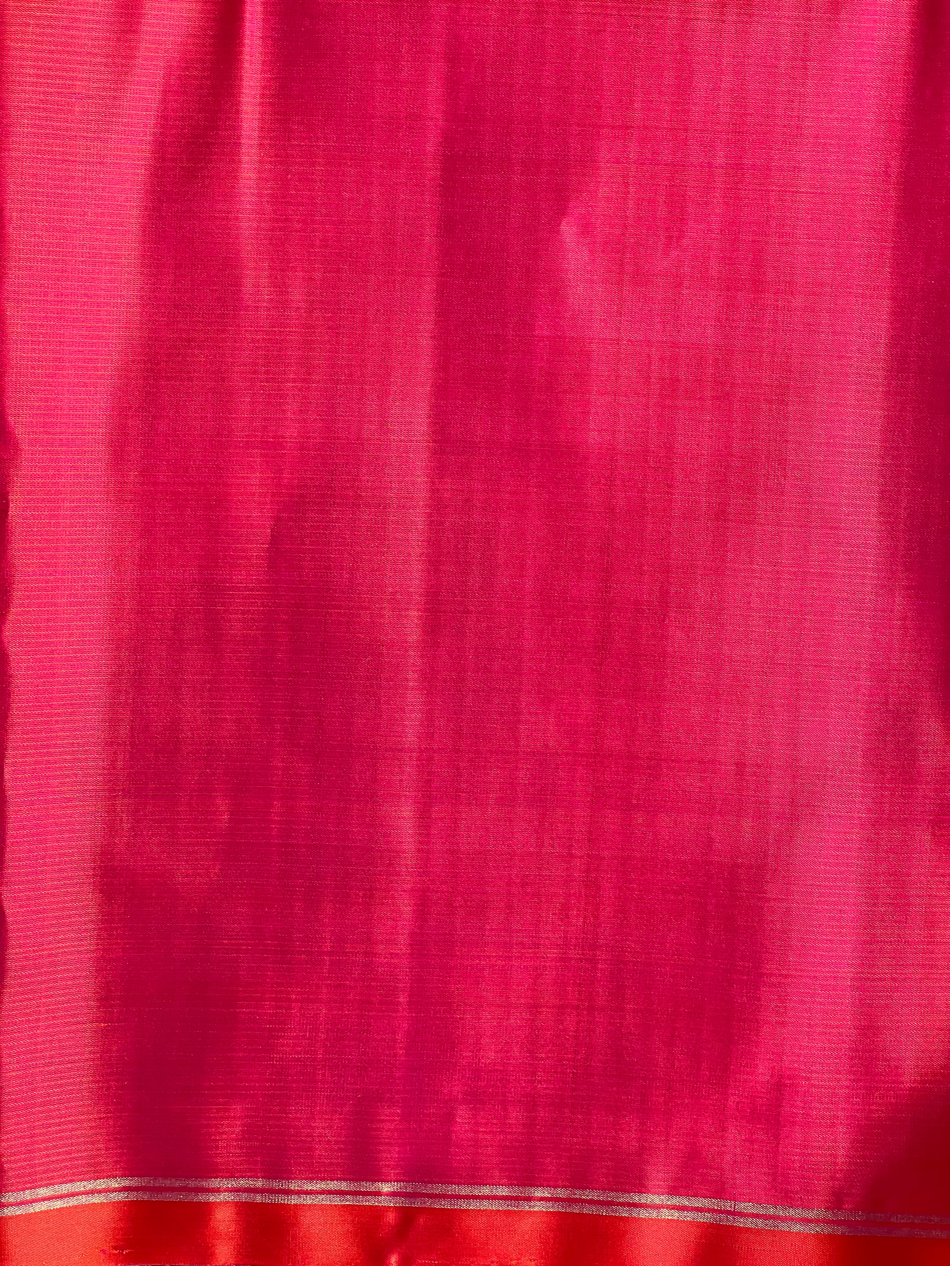 Contrast Border Pattern Soft Silk Saree | SMT146